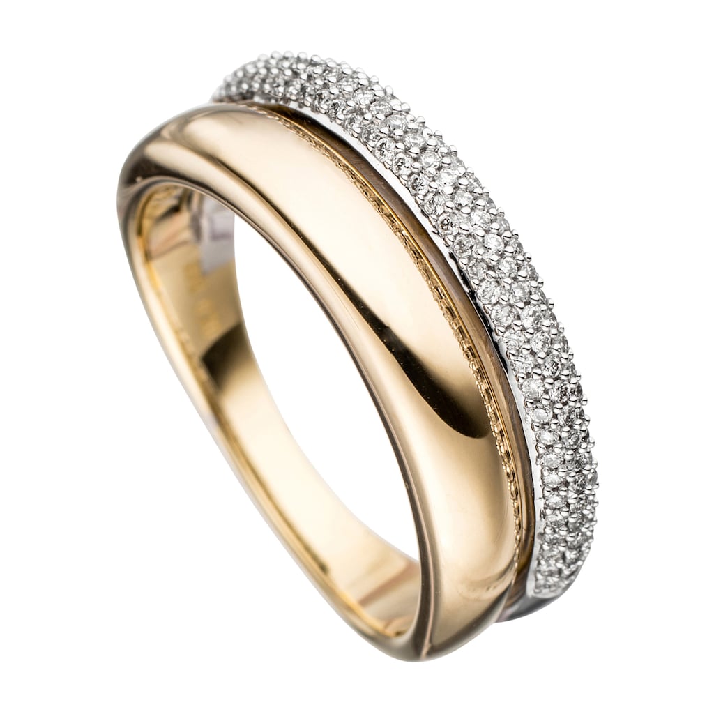 JOBO Diamantring »Ring mit 101 Diamanten«