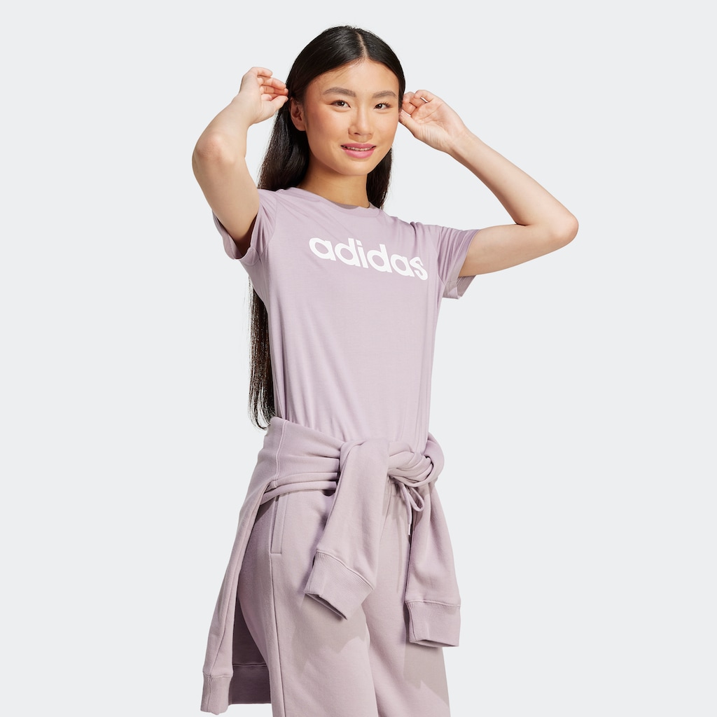 adidas Sportswear T-Shirt »LOUNGEWEAR ESSENTIALS SLIM LOGO«