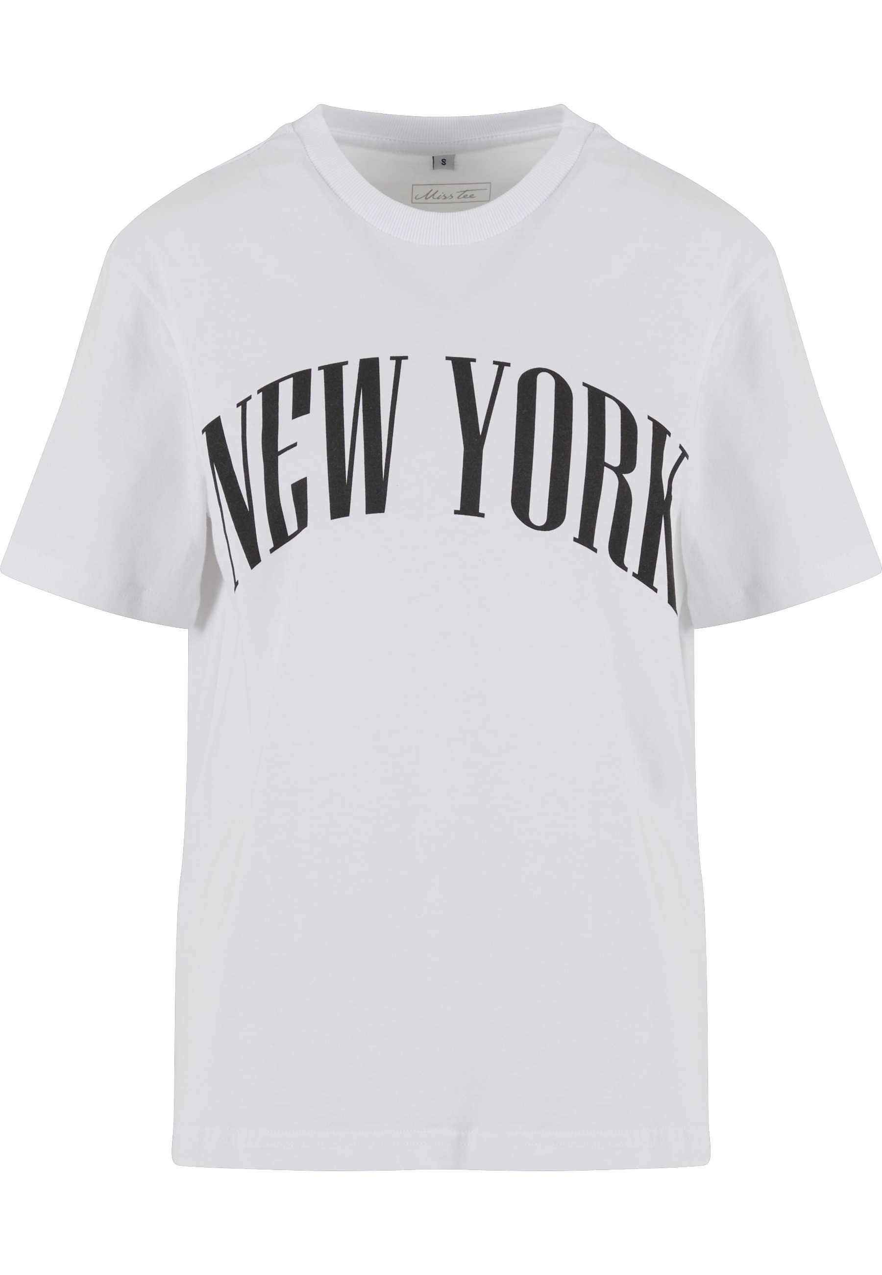 Miss Tee T-Shirt "Miss Tee New York City Wording Tee" 1 Stk. günstig online kaufen