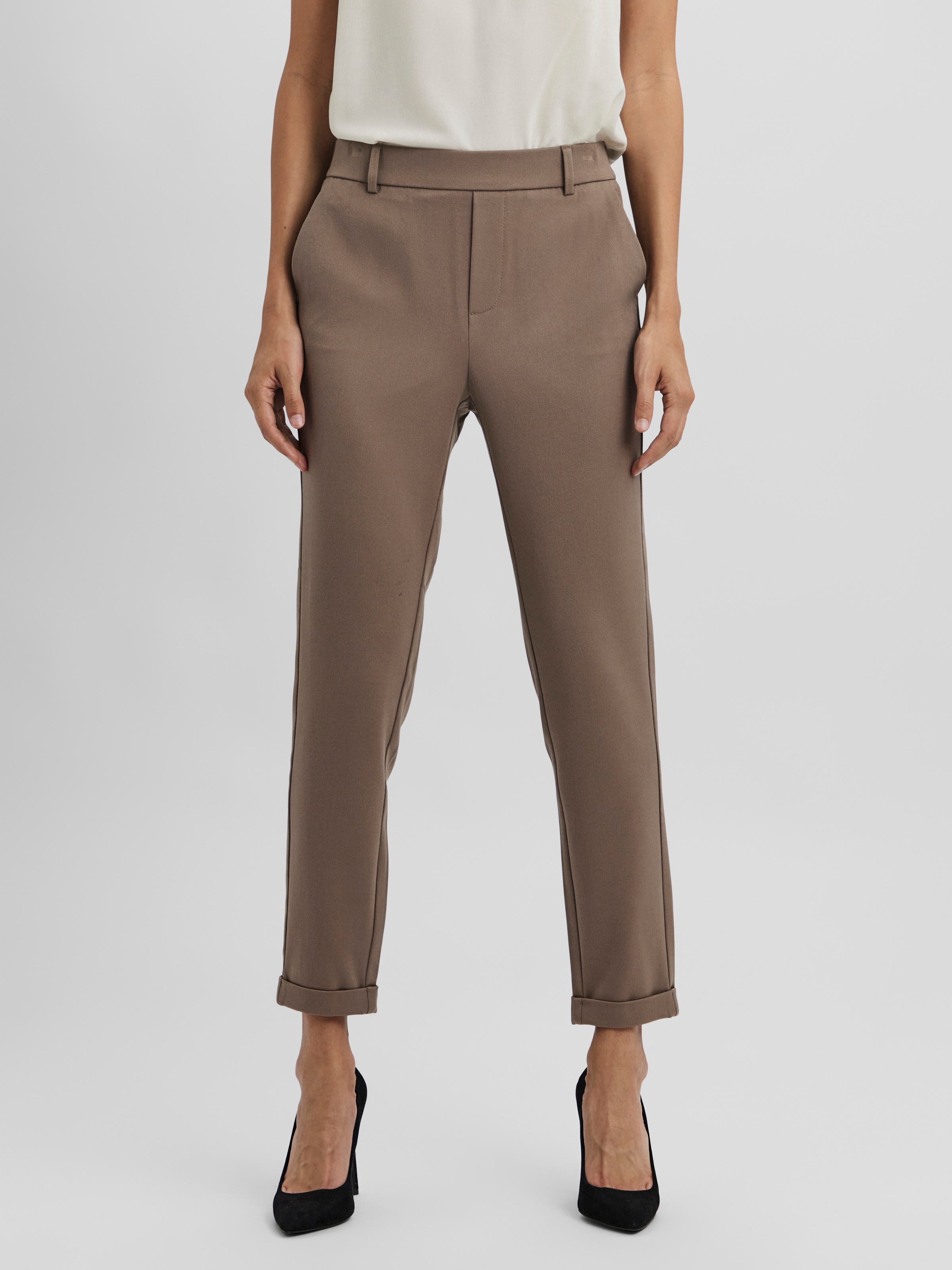 Vero Moda Anzughose "VMMAYA MR LOOSE SOLID PANT NOOS" Materialmix