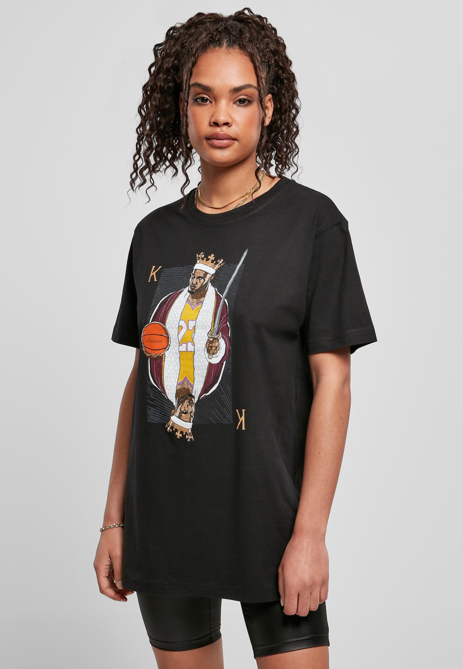 MisterTee T-Shirt »MisterTee Damen Ladies King James LA Tee«, (1 tlg.)