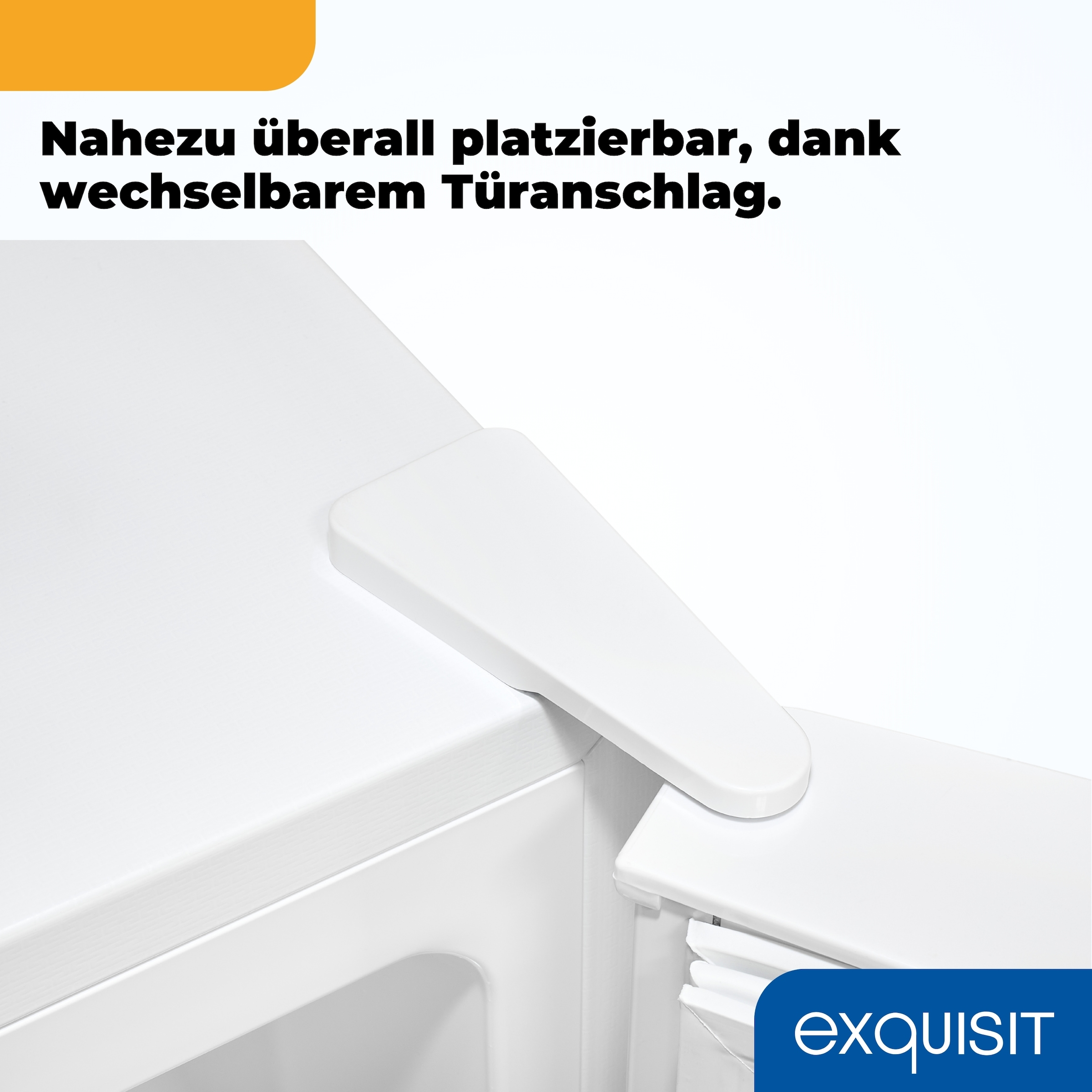 exquisit Kühl-/Gefrierkombination KGC90-30-E-040E weiss »KGC90-30-E-040E weiss« 85 cm hoch 47,5 cm breit