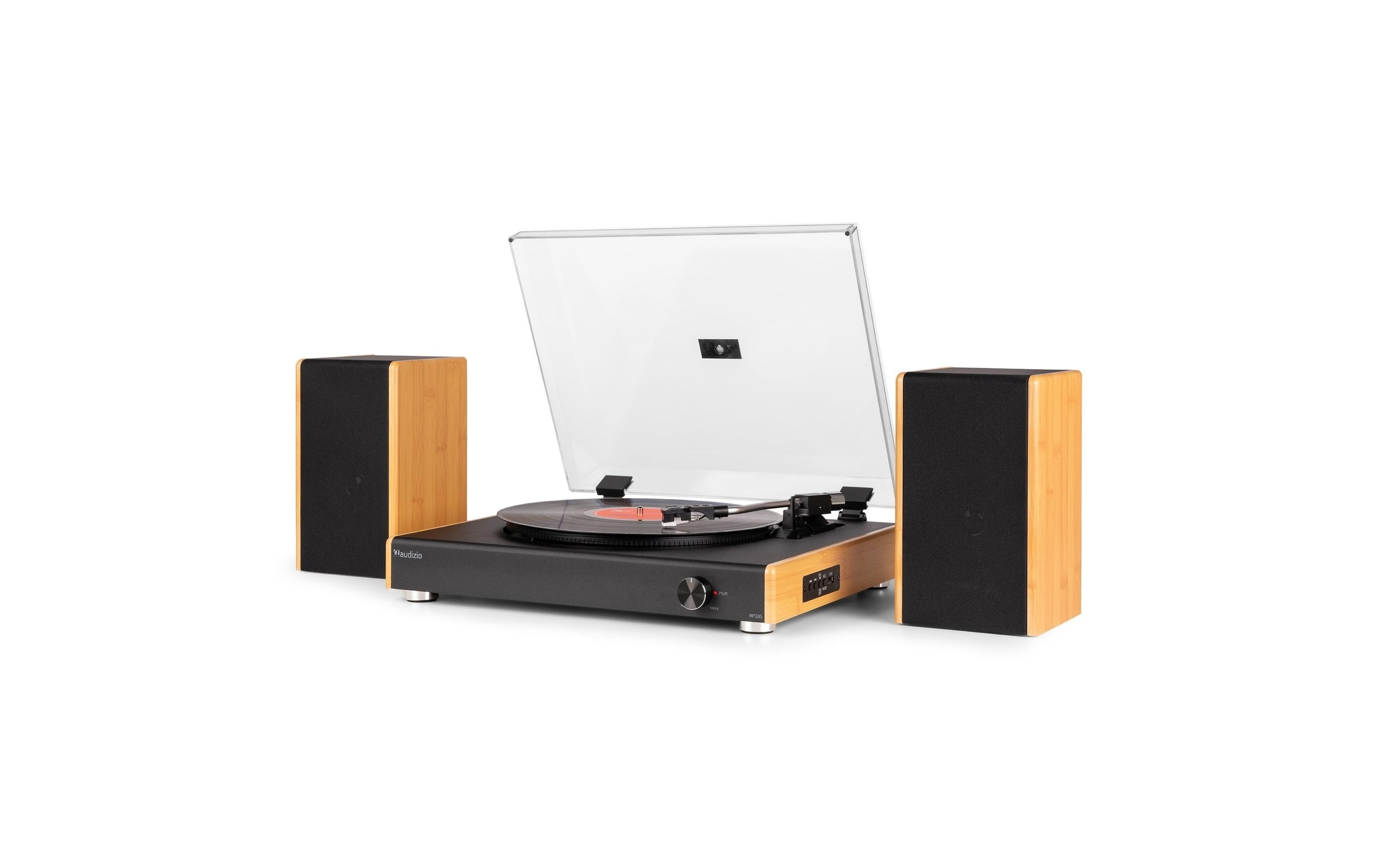AUDIZIO Plattenspieler »RP335BB mit Lautsprecher, bambus«