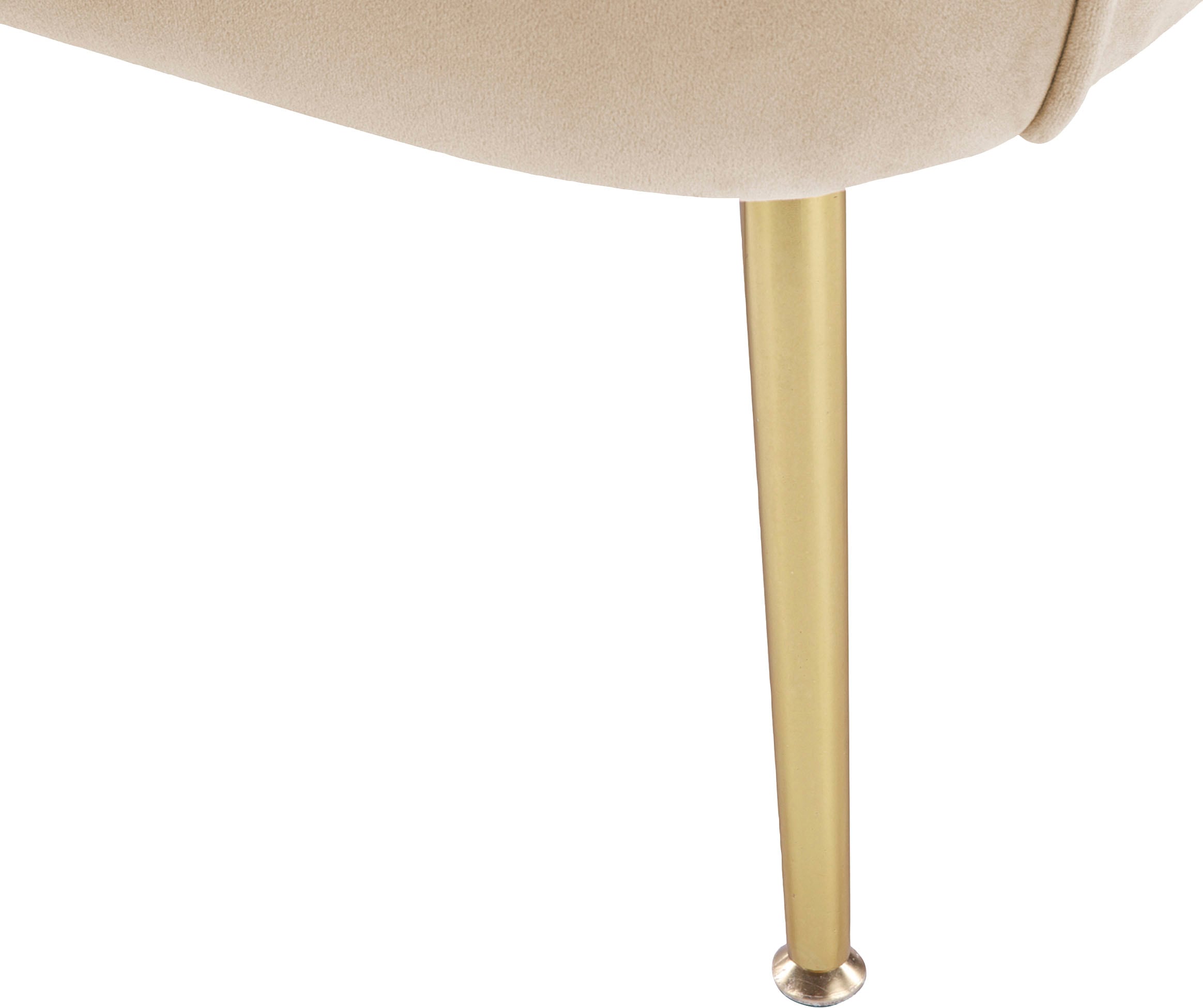 Kayoom Fotelis »Poola 100 gemütlicher Cocktail-Sessel subtilus Samtbezug« (1 St.) samtweich gesteppt gemütlich tiefe Sitzhöhe von 79cm