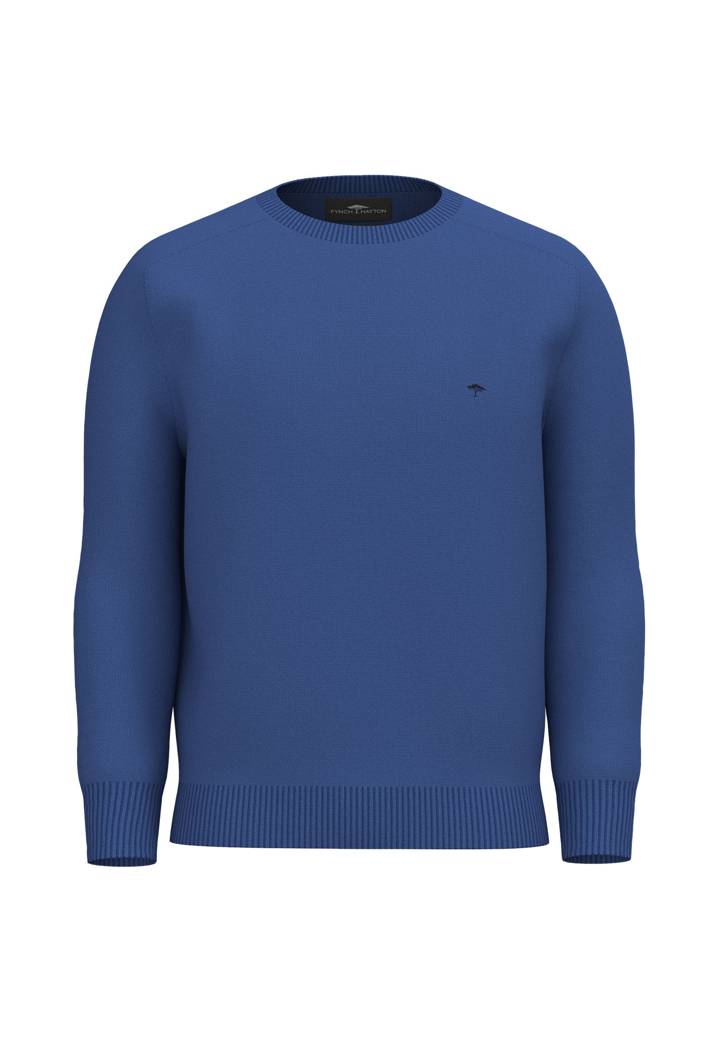 FYNCH-HATTON Strickpullover, mit Logo Stickerei