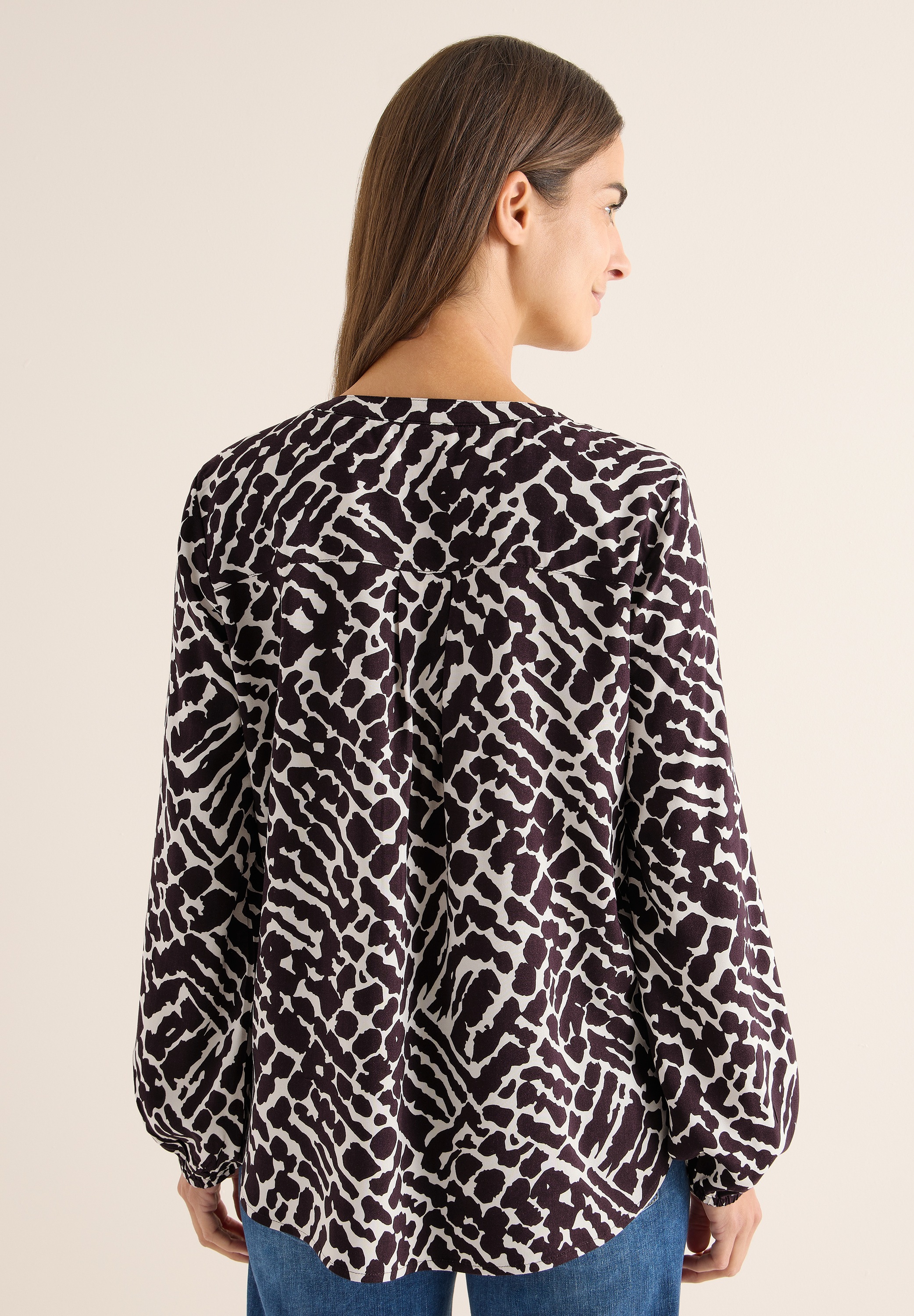 Cecil Langarmbluse aus softer Viskose günstig online kaufen