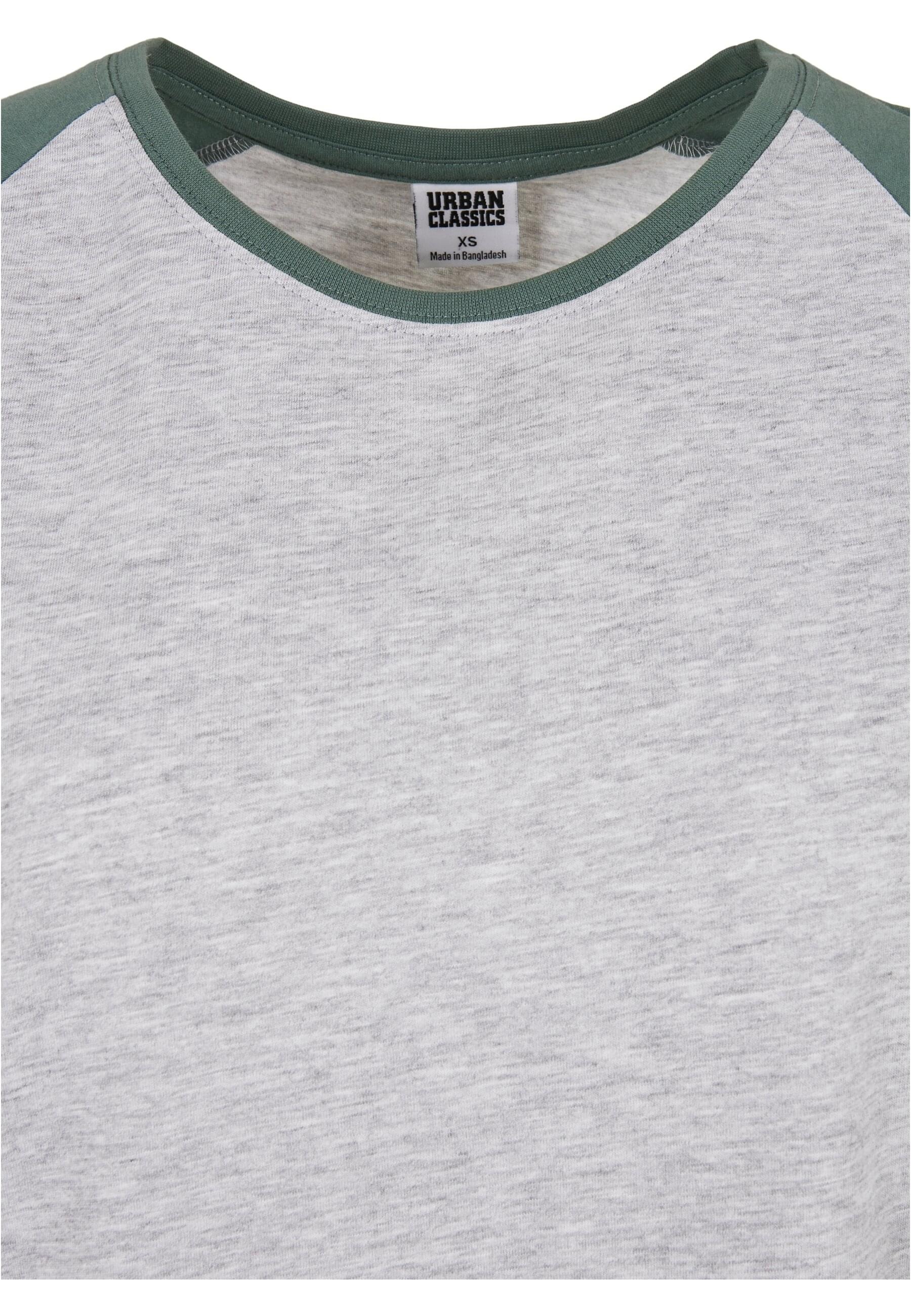 URBAN CLASSICS Kurzarmshirt »Urban Classics Damen Ladies Contrast Raglan Tee«, (1 tlg.)