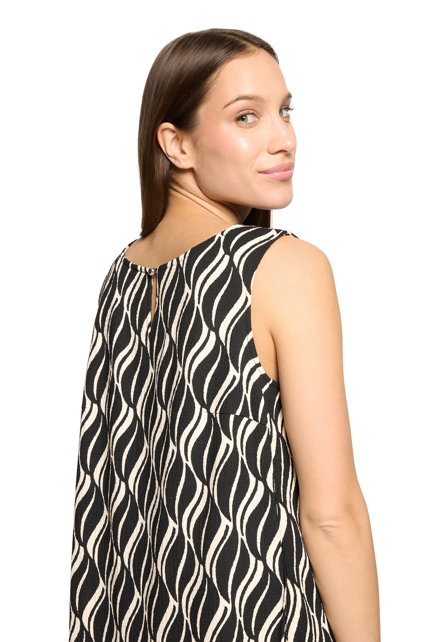 Betty Barclay Sommerkleid »Damen ohne Arm« Nahttasche
