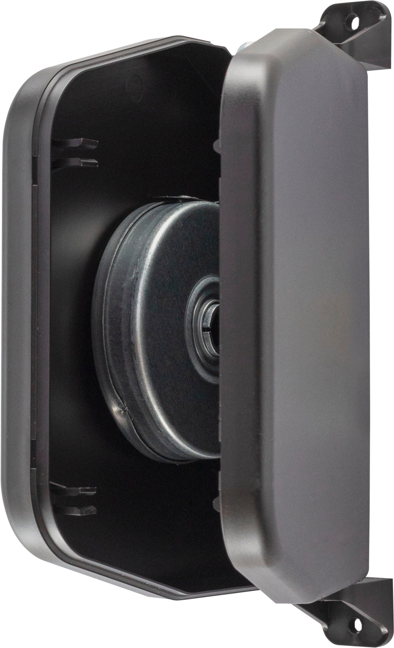 SCHELLENBERG Aufputz-Gurtwickler »Aufschraubwickler für das Rollladensystem Mini«, aufklappbar, mit festem Lochabstand, 155 mm, weiß oder braun
