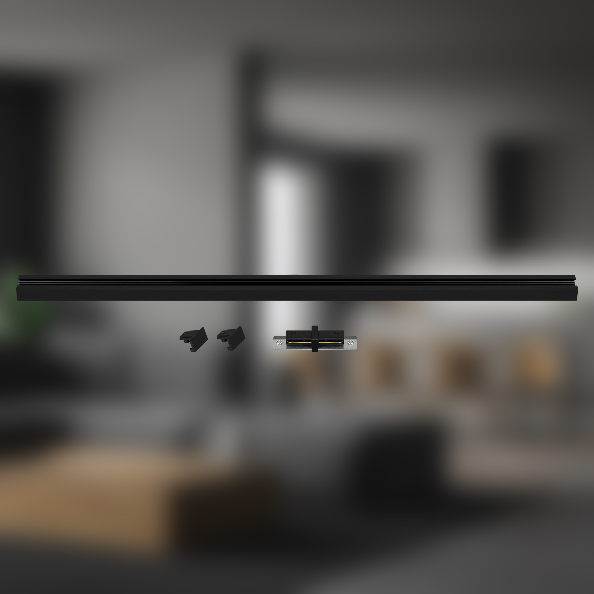 Briloner Leuchten Schienensystem-Schienen »RAIL« 1 tlg. tlg. Stromschiene 0,75 m Schwarz Schienensystem Rail Wohnzimmer Büro Küche