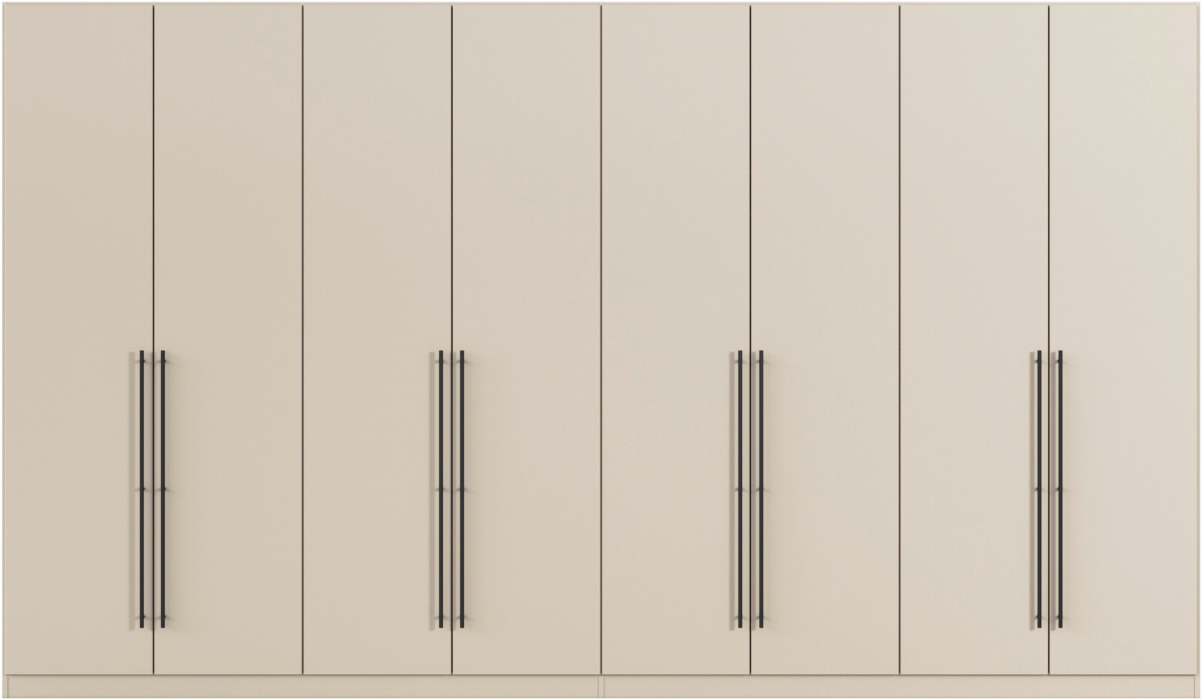 rauch Kleiderschrank »Drehtürenschrank Schrank Garderobe Wäscheschrank Schlafzimmer AVOLA«, (in 3 verschiedenen Ausstattungen BASIC/CLASSIC/PREMIUM), mit hochwertigen Stangengriffen in Schwarz aus Metall MADE IN GERMANY