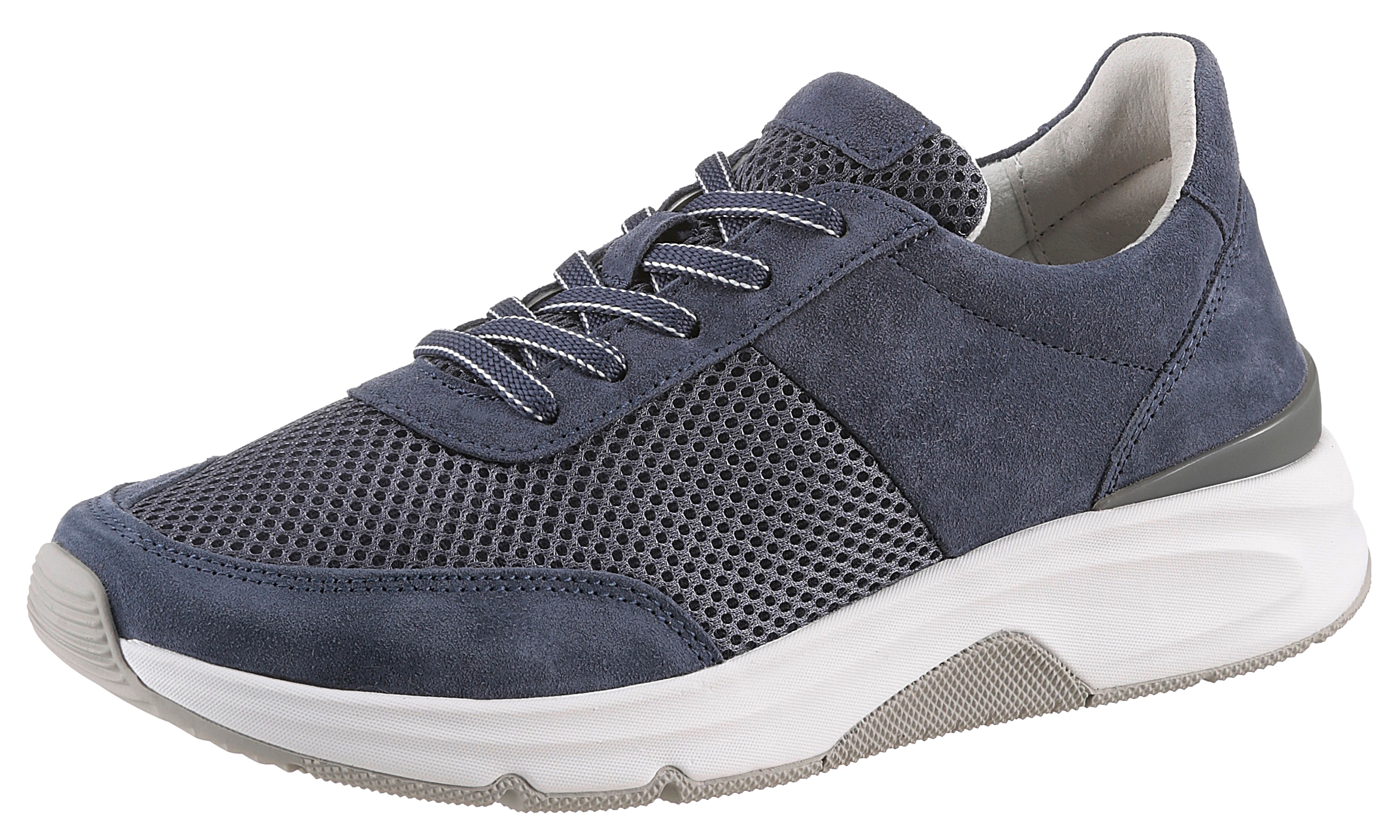 Gabor Keilsneaker, Freizeitschuh, Halbschuh, Schnürschuh, Logoschriftzug an der Ferse