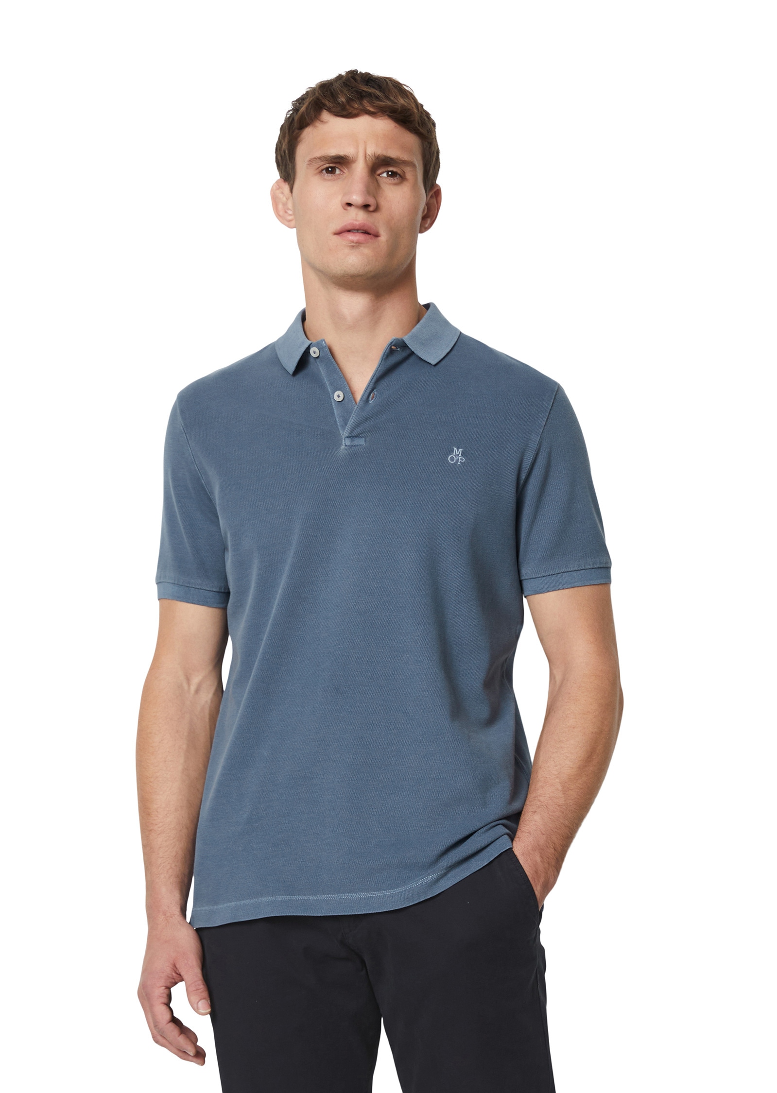 Marc OPolo Poloshirt "aus Organic Cotton-Stretch"