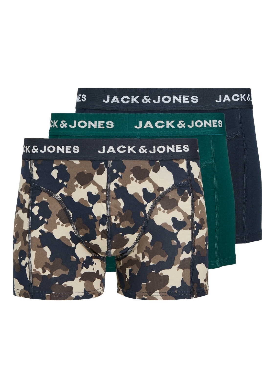 Jack & Jones Trunk "JACCAMOFLAGE TRUNKS 3 PACK", (Packung, 3 St.)