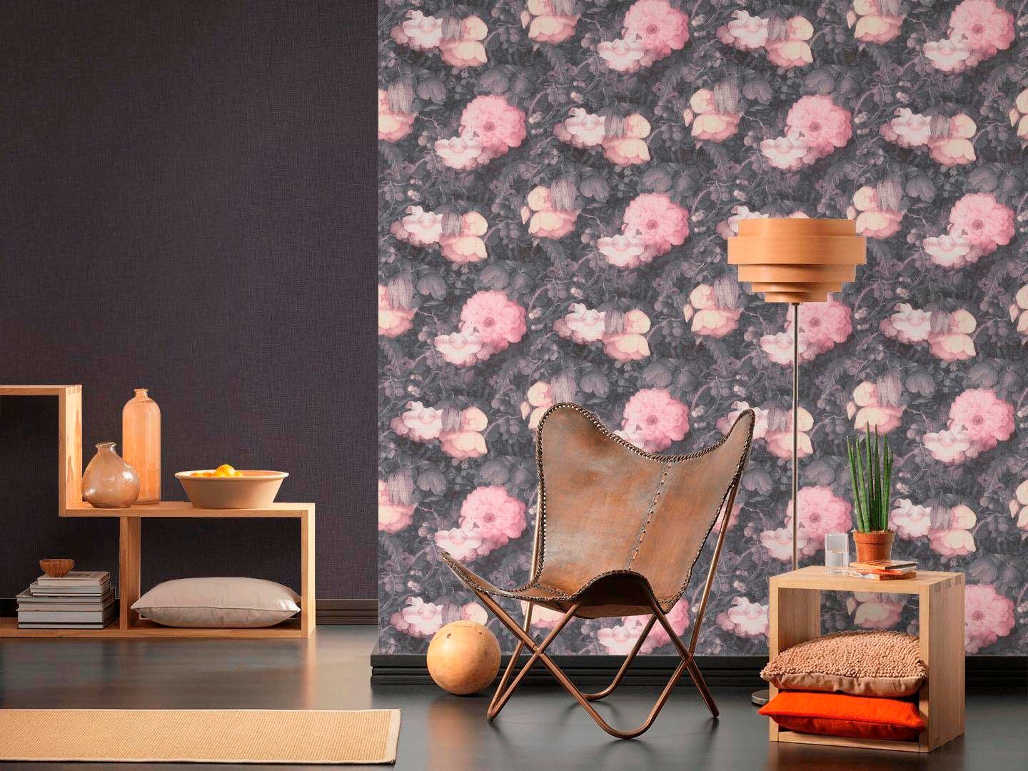 living walls Vliestapete »Metropolitan Stories« einfarbig | uni | unifarben glatt Uni Tapete einfarbig Tapeten Wohnzimmer Schlafzimmer Küche modern Büro