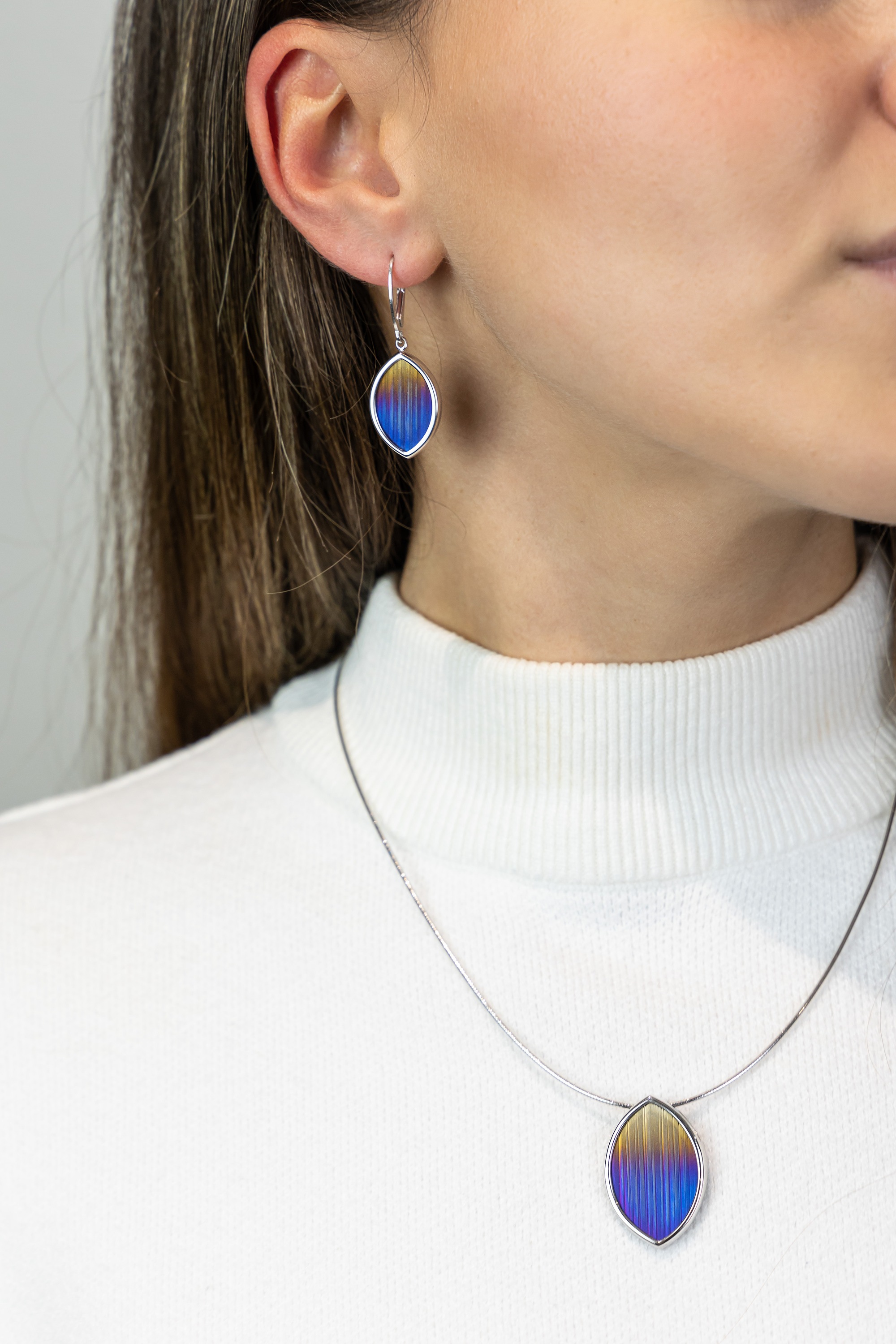 Vivance Paar Ohrhänger »925/- Sterling Silber rhodiniert mit Titan«