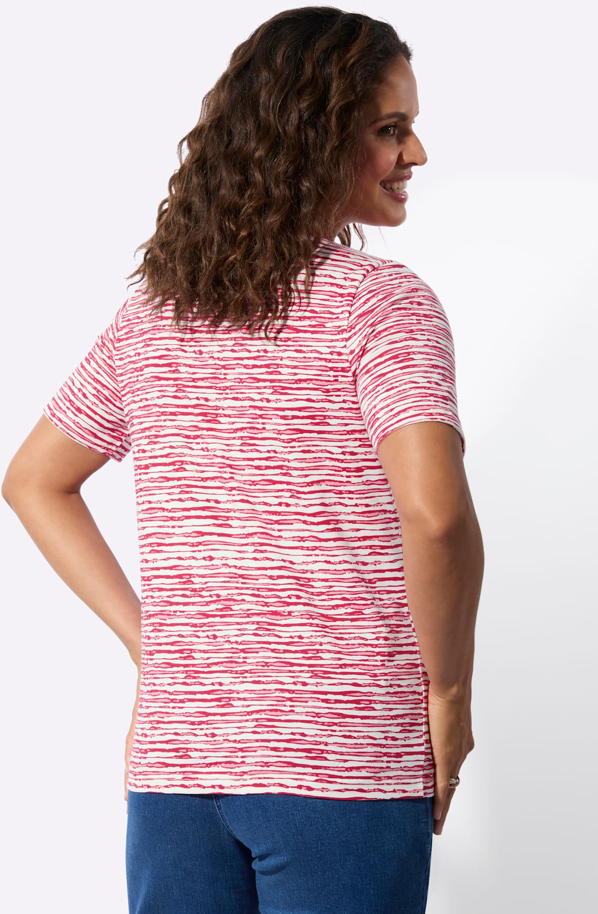 Casual Looks Kurzarmshirt »Rundhals-Shirt« 1 tlg.