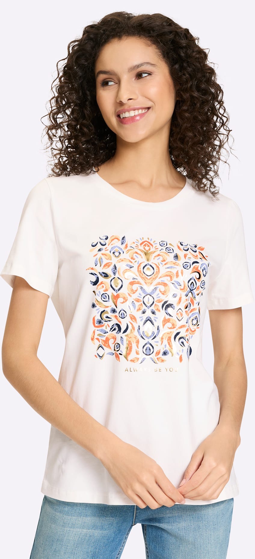 heine T-Shirt "Druck-Shirt" 1 tlg. tlg. günstig online kaufen