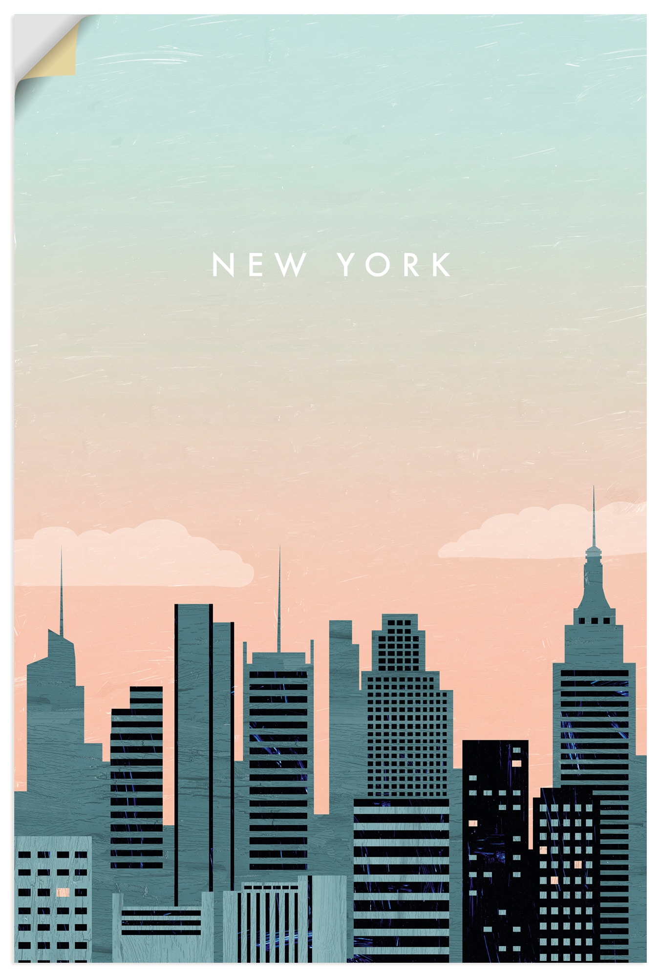 Artland Wandbild "New York" 1 Stk. tlg. als Alubild, Leinwandbild, Poster, Wandaufkleber in verschied. Größen