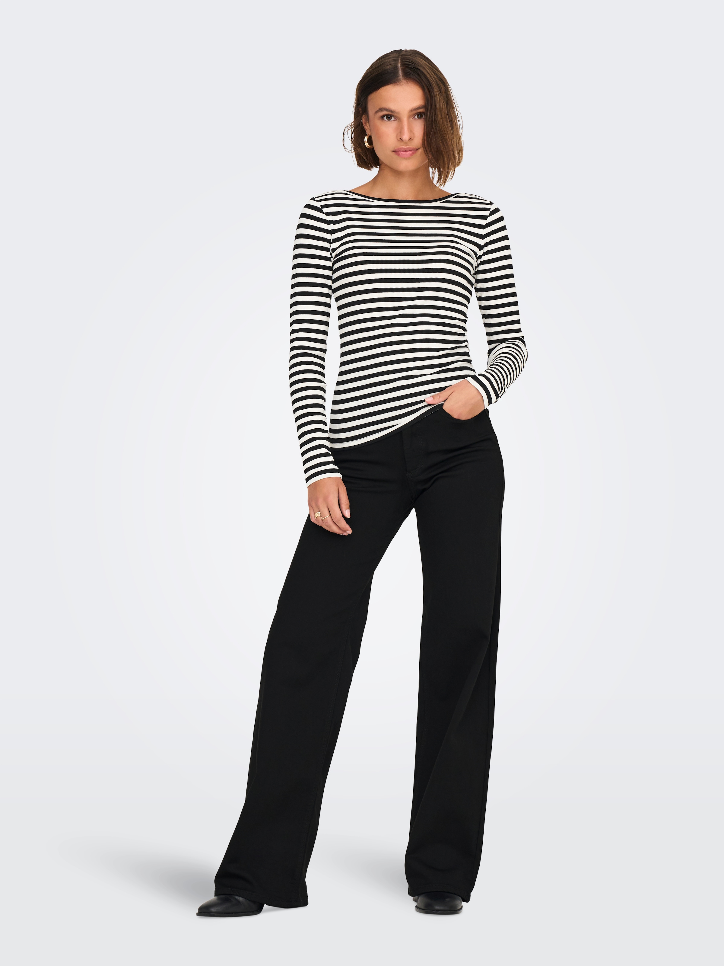 ONLY High-waist-Jeans »ONLMADISON BLUSH HW WIDE DNM SOO796 NOOS«