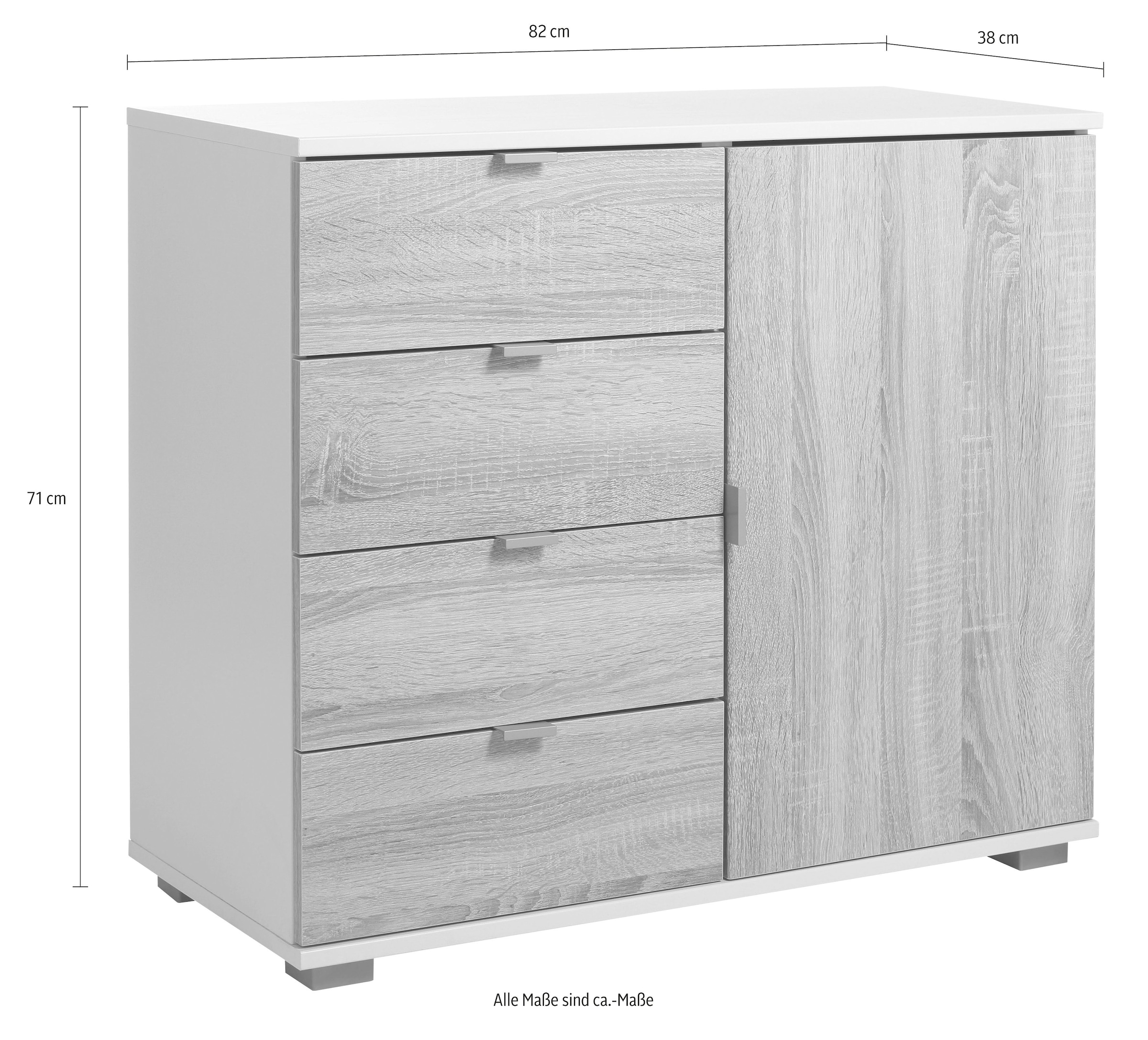 priess Sideboard, Breite 82 cm