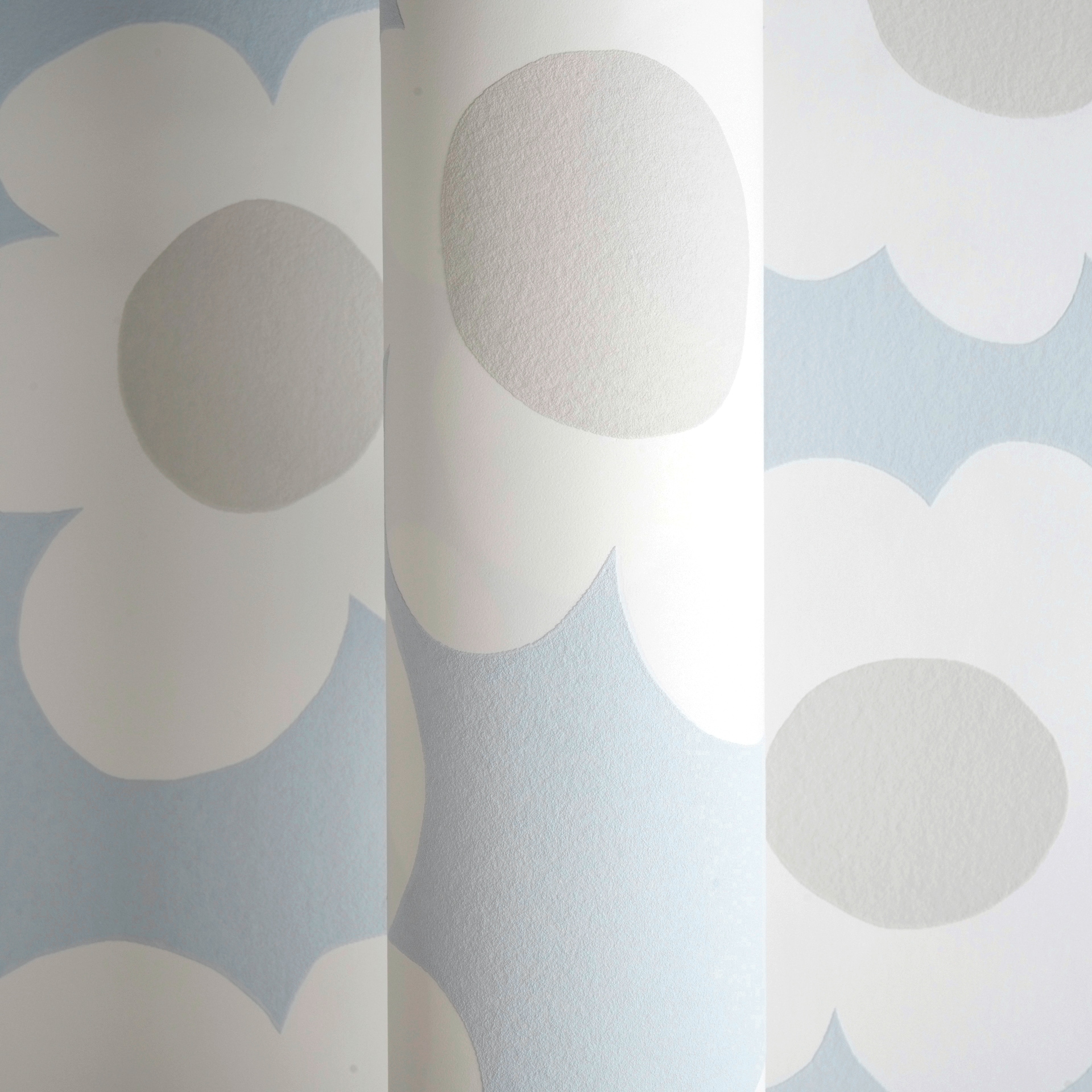 living walls Vliestapete »Kids Studio Retro Blumen – Vliestapete für Kinder« Retro | floral | geblümt glatt Große grafische Blüten im freundlichen Retro-Look