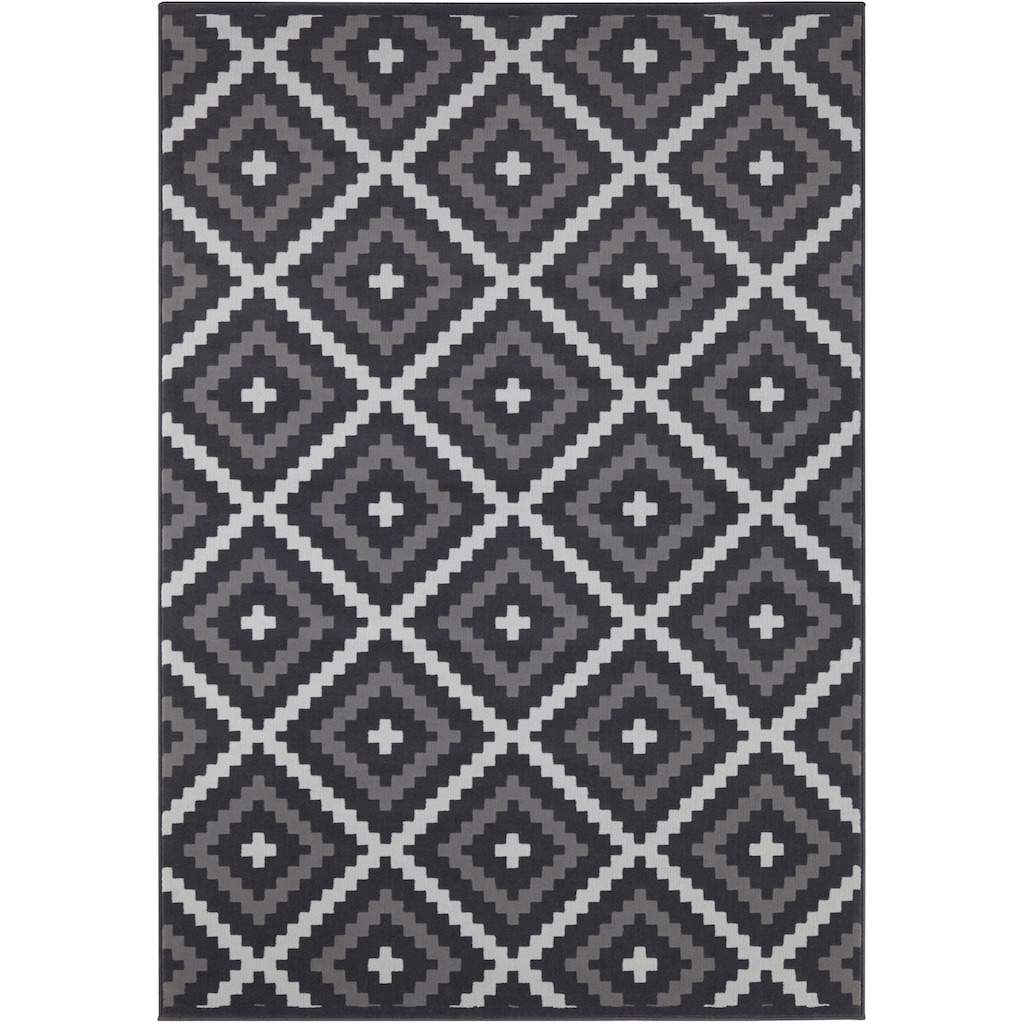 HANSE Home Teppich »Snug«, rechteckig, Kurzflor, Modernes Design mit geometrischem Muster, Gekettelt,Robust