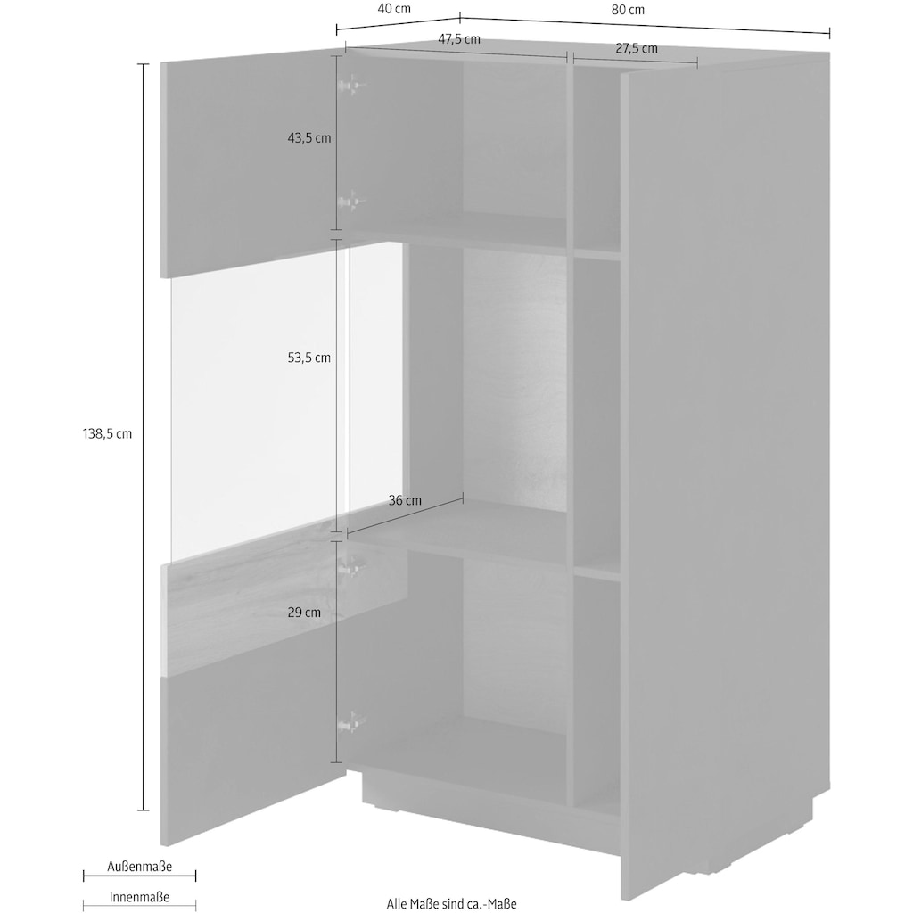 Helvetia Vitrine »SILKE«