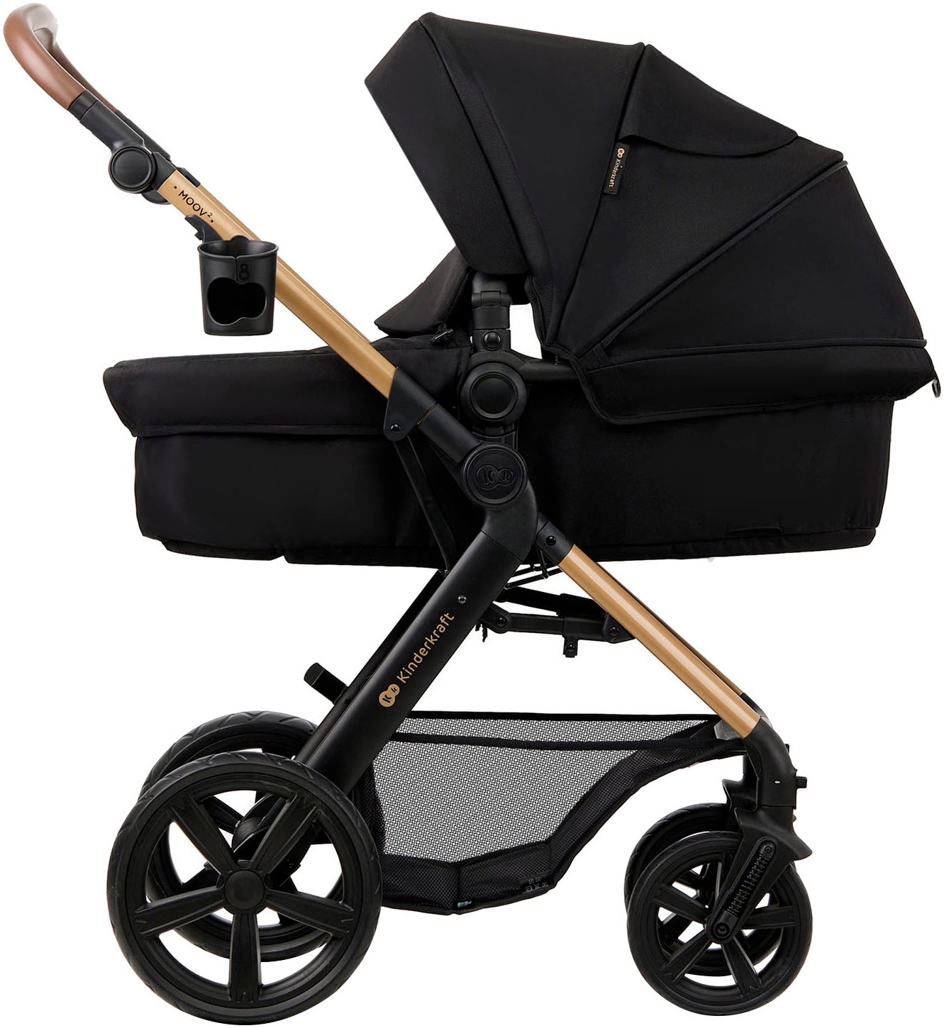 Kinderkraft Kombi-Kinderwagen »MOOV 2 4in1 EVA«, 27 kg, mit EVA-Rädern