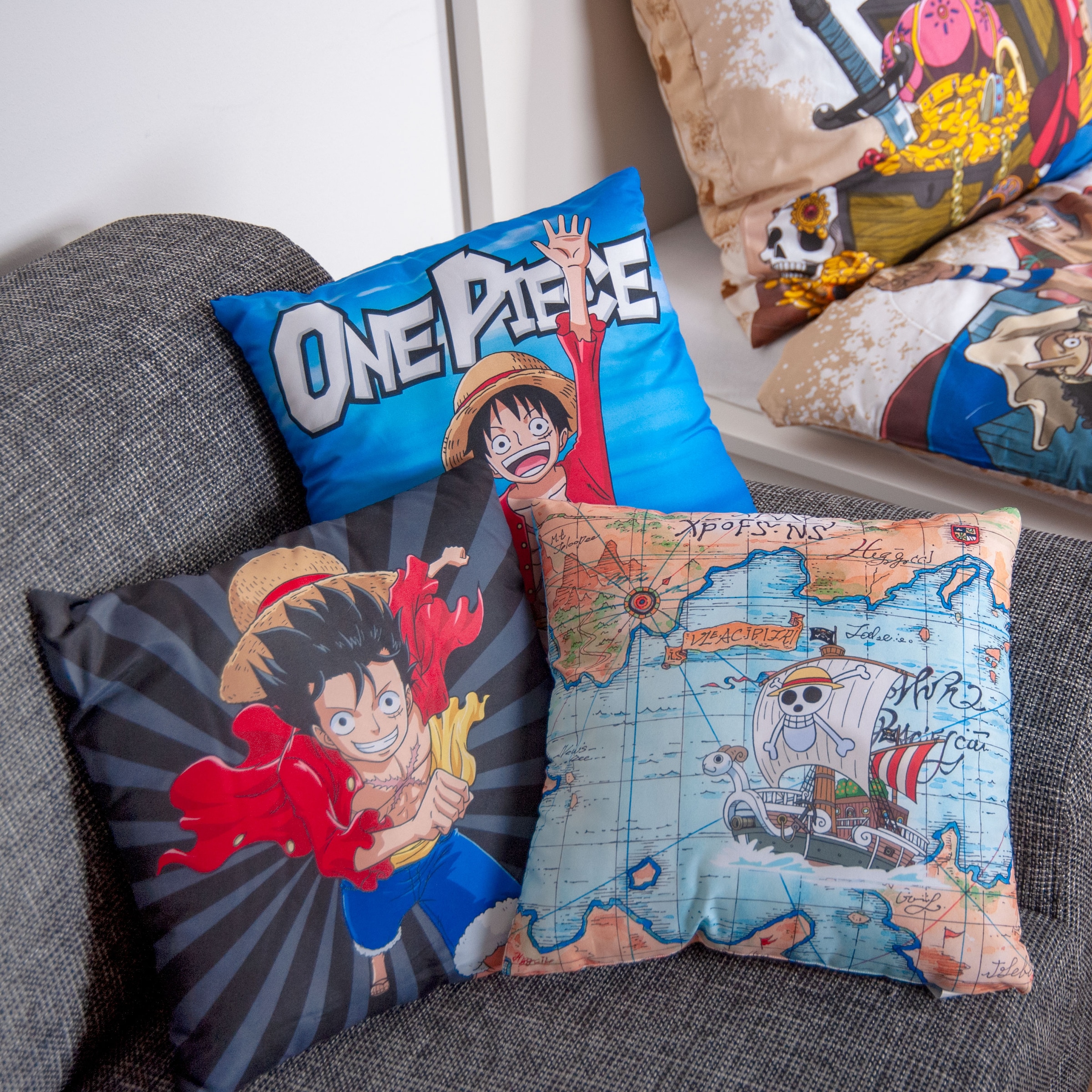 Dekokissen "One Piece" hochfarbig bedruckt günstig online kaufen