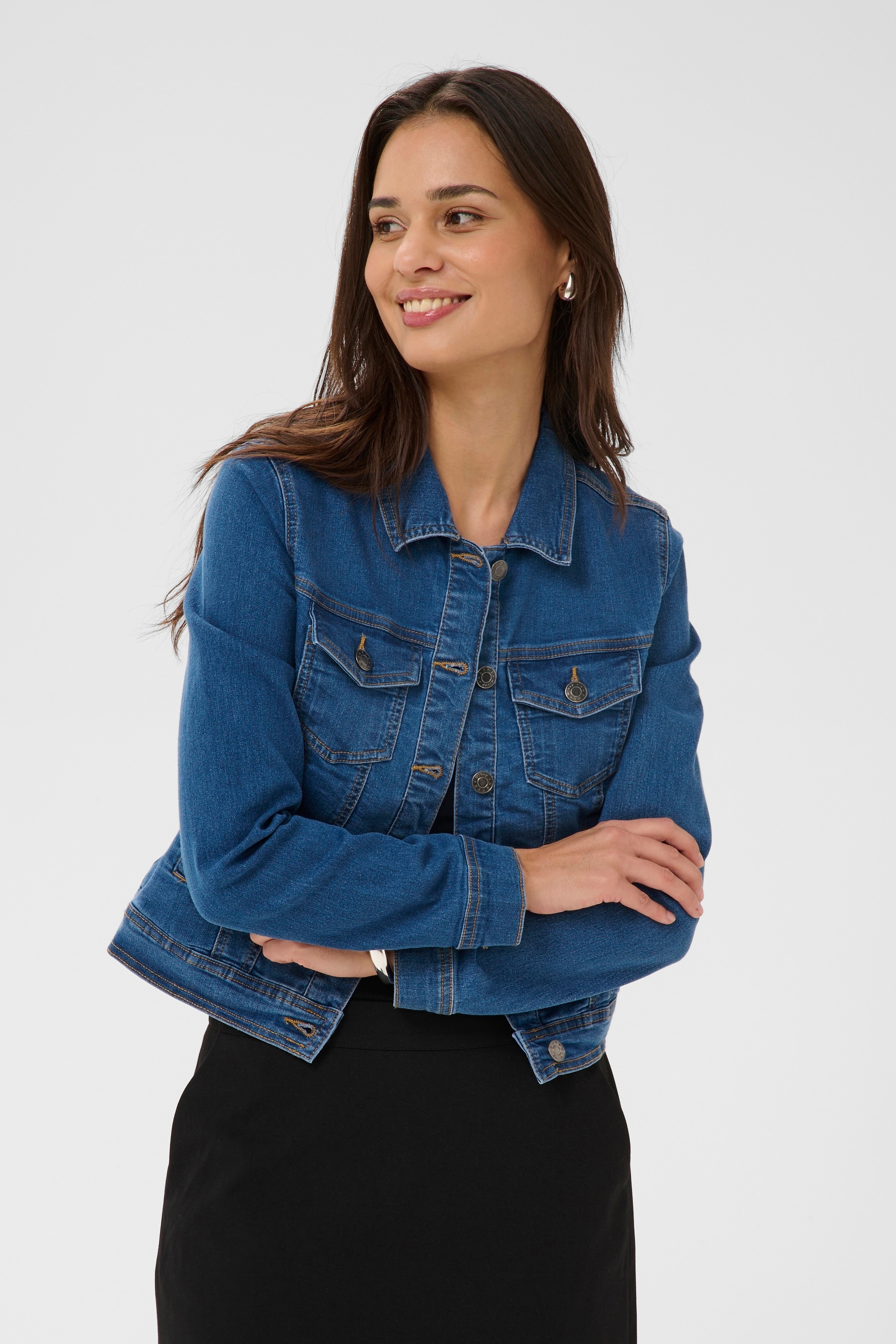 KAFFE Jeansjacke »Damen Jeansjacke KAvilma«