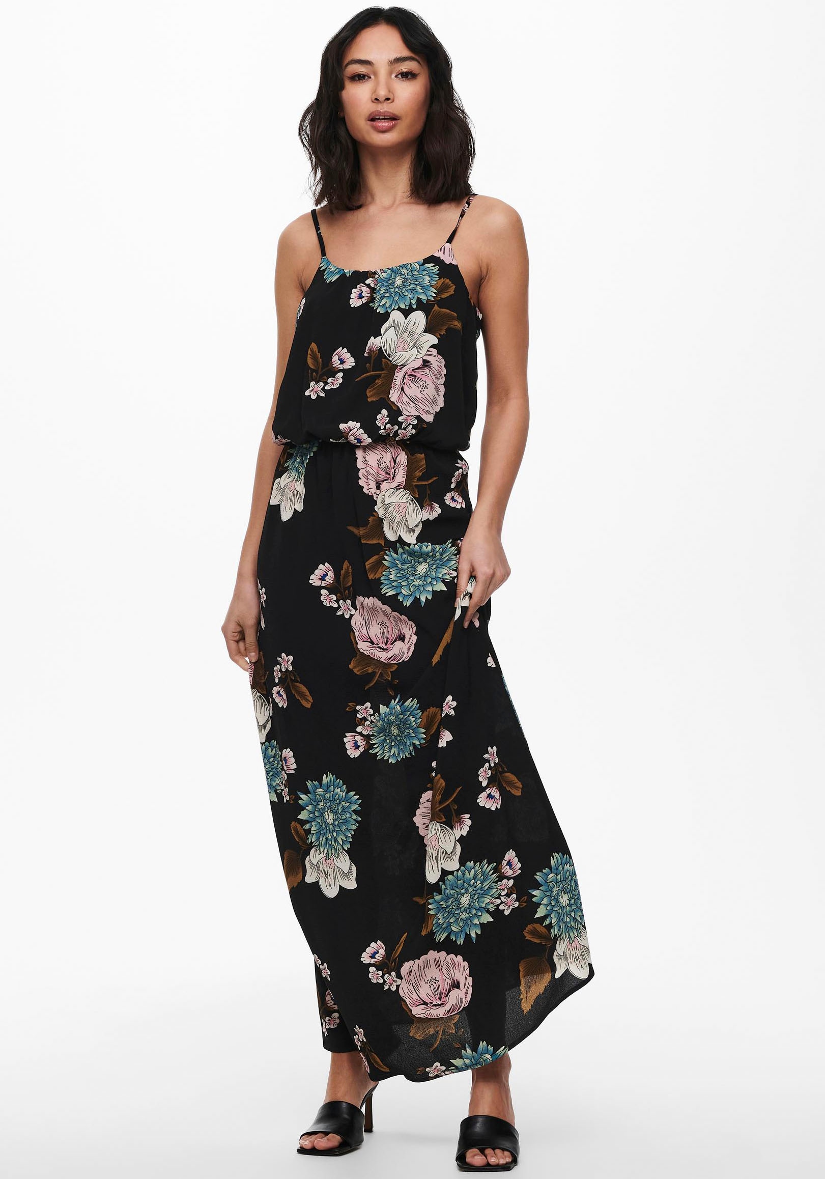 Maxikleid »ONLWINNER S/L MAXI DRESS NOOS PTM«, mit Spaghettiträger