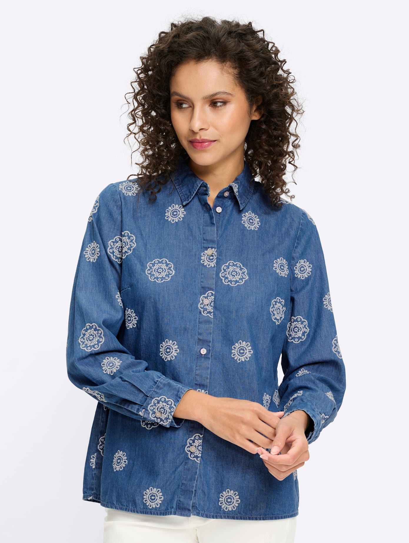 heine Jeansbluse günstig online kaufen