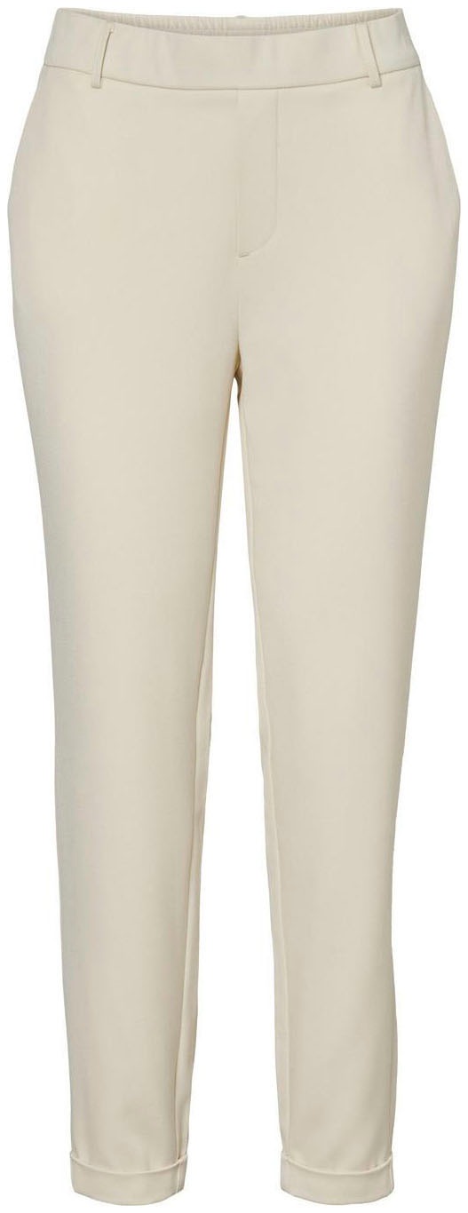 Vero Moda Anzughose »VMMAYA MR LOOSE SOLID PANT NOOS«, knöchelfreie Form mit Saumaufschlag