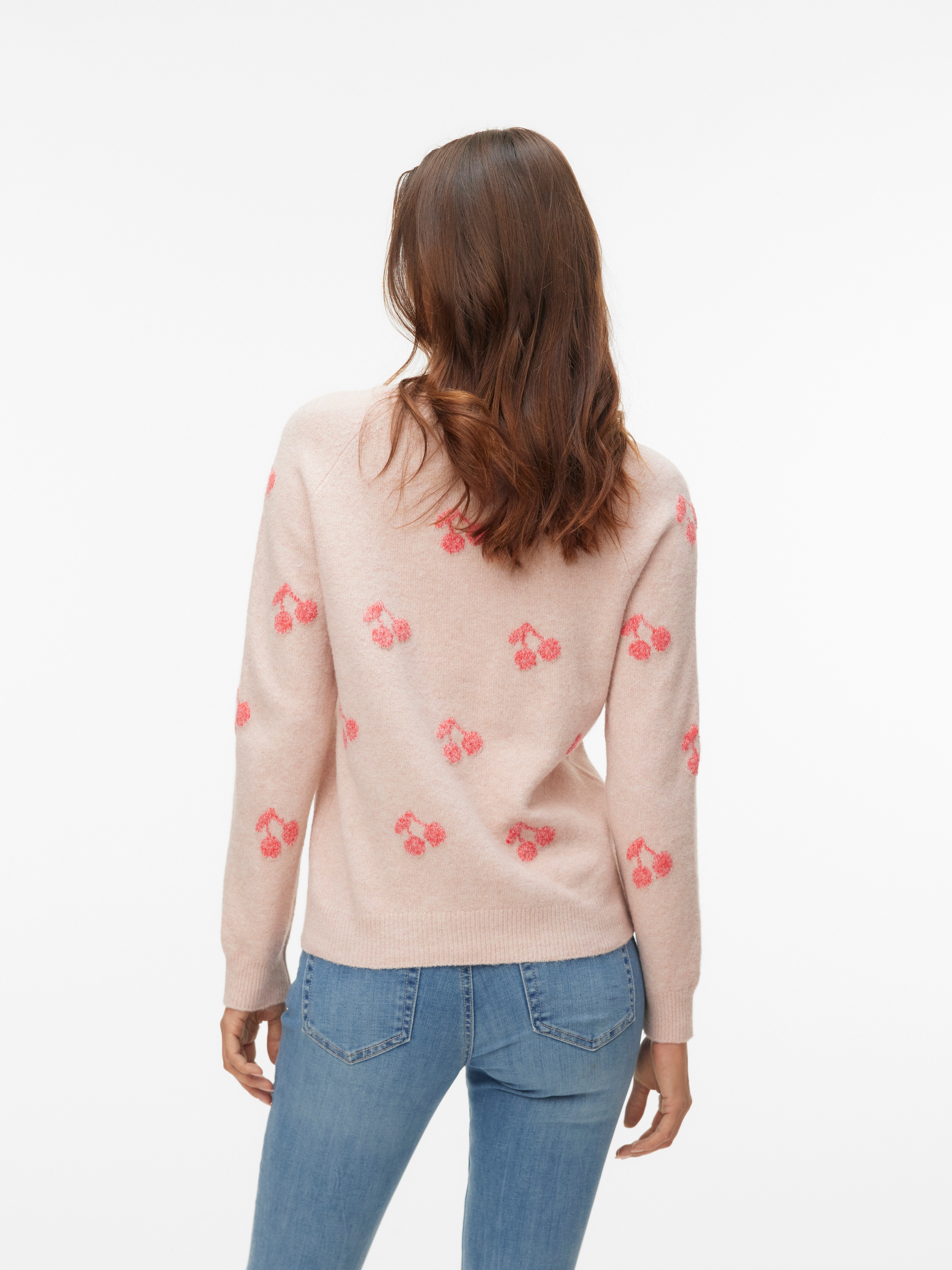 Vero Moda Rundhalspullover "VMDOFFY INTARSIA LS O-NCK PULLOV GA NOOS" günstig online kaufen