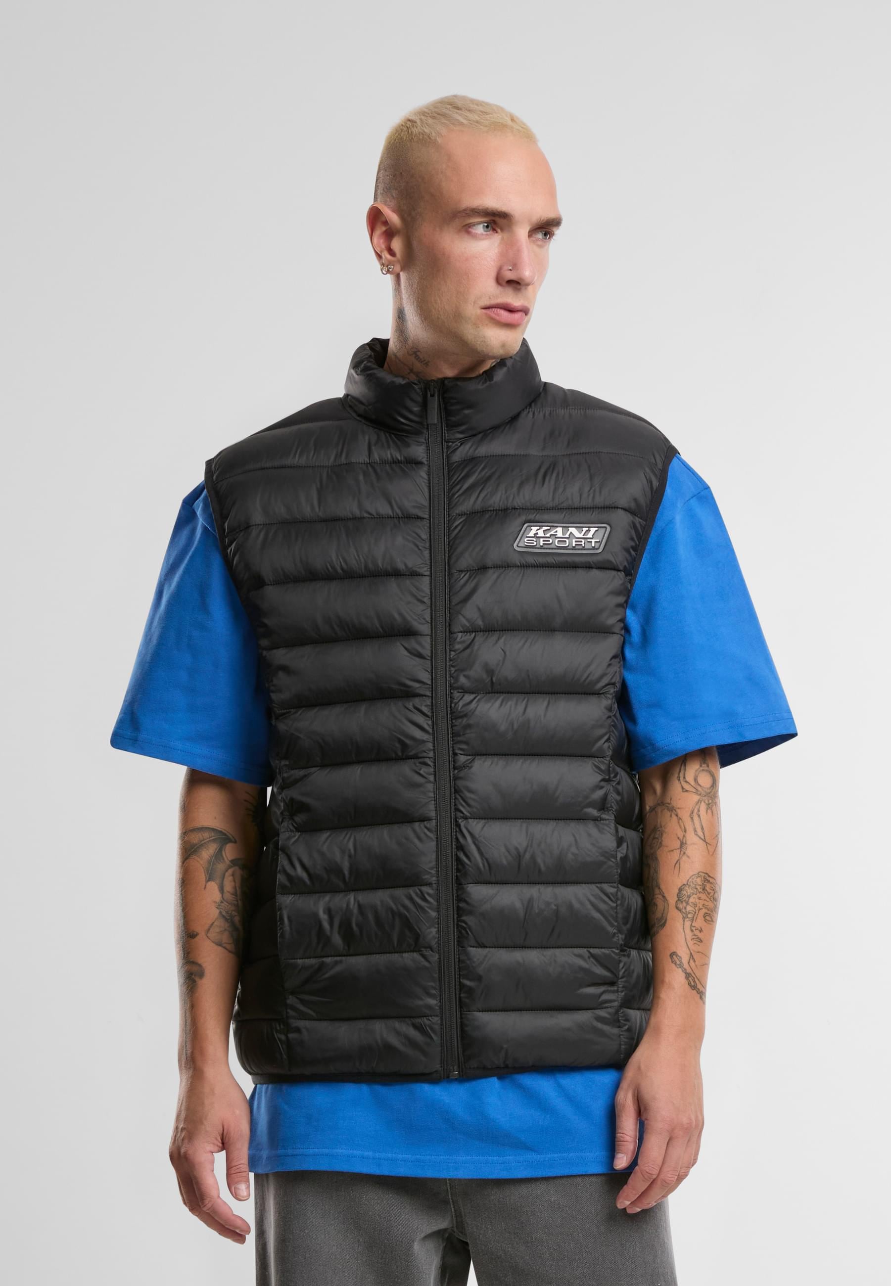 Karl Kani Steppweste »Karl Kani Karl Kani Sport Patch Light Puffer Vest«, (1 tlg.)