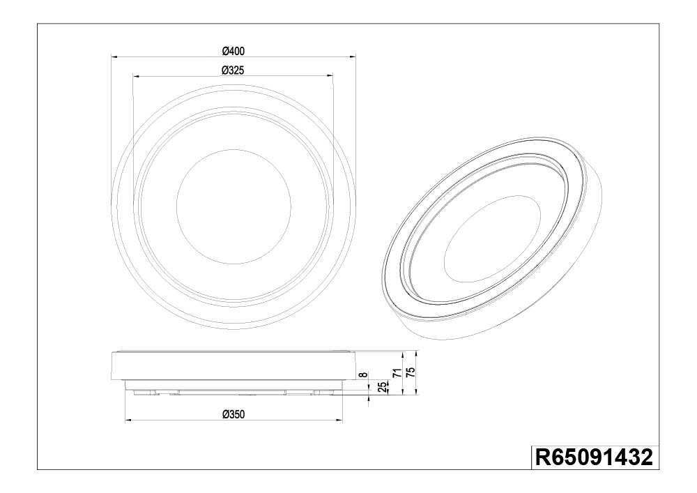 REALITY Leuchten LED Deckenleuchte »ARCO, LED Deckenlampe mit RGB Farbwechsel 22W 2500 Lumen 2700-6000K« LED-Board 1 Stk. Farbwechsler | RGB CCT dimmbar Fernbedienung Ø 40cm Deckenlampe Kinderzimmer Schlafzimmer