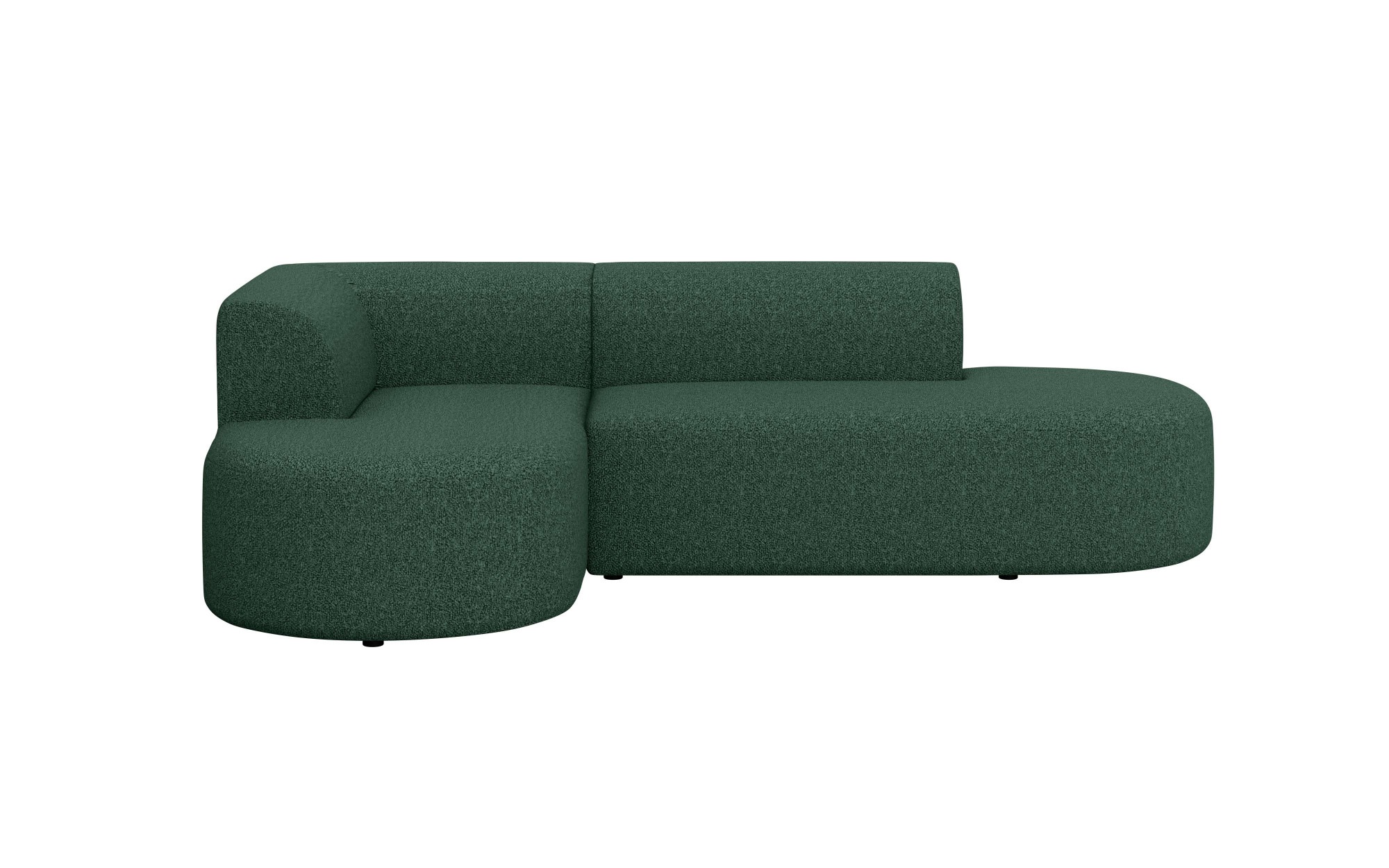 andas Ecksofa »Ecksofa Tvinne mit Ottomane links oder rechts bestellbar«, L-Form, mit Wellenunterfederung, BxTxH 260x170x73 cm