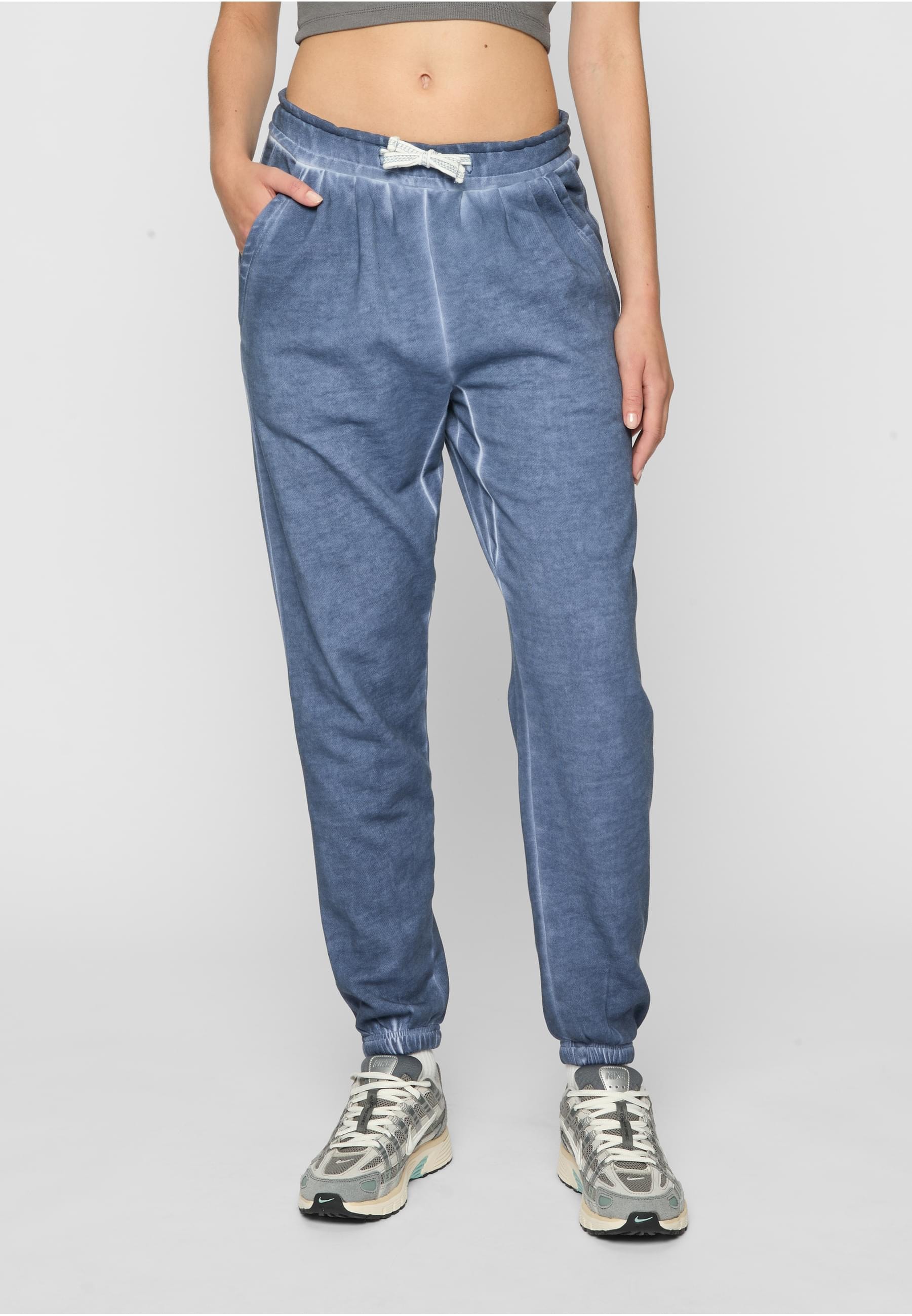 URBAN CLASSICS Stoffhose »Urban Classics Damen Ladies Spray Dye Sweatpant«, (1 tlg.)