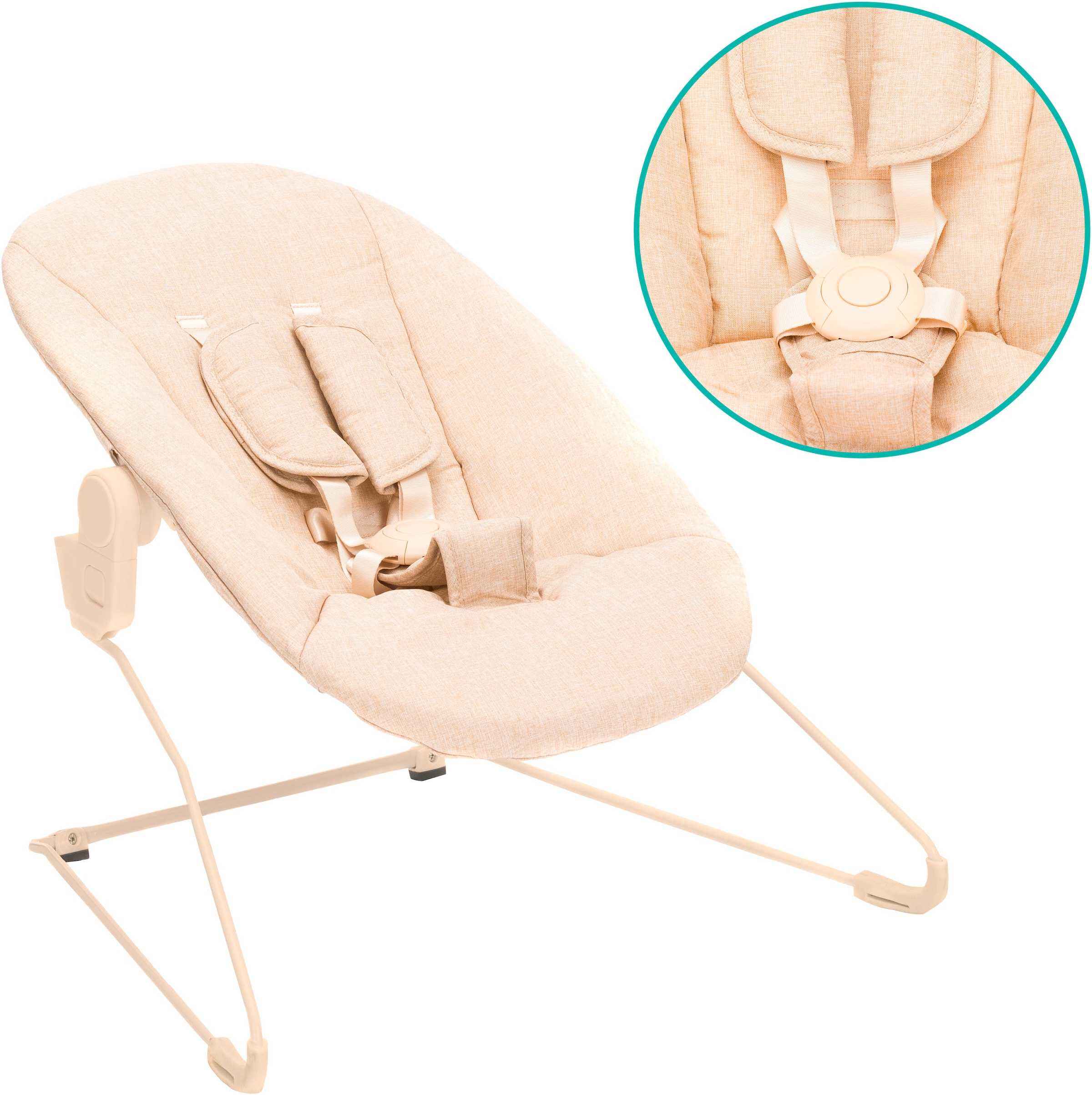 Fillikid Hochstuhl »Pia Swing«, (Set), 3 St., inkl. Neugeborgenenaufsatz und Wippe
