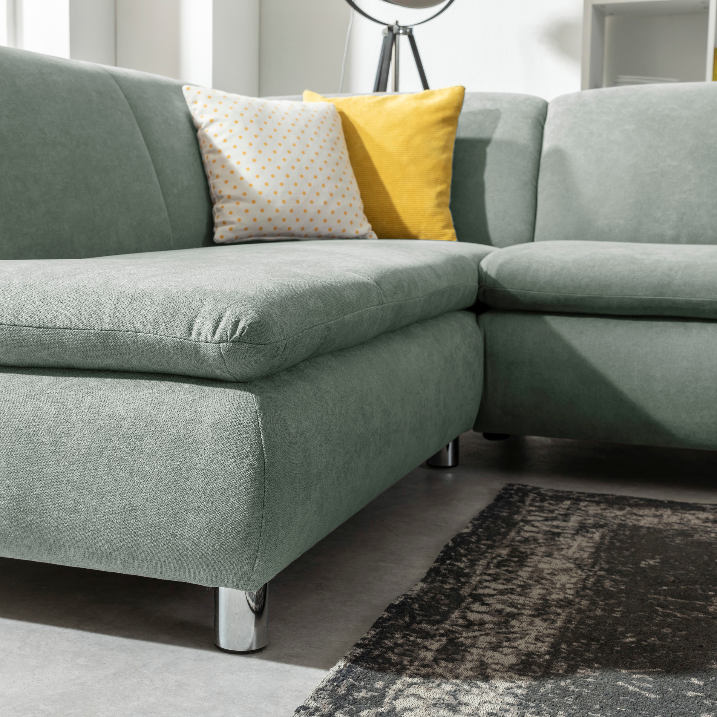 Max Winzer® Ecksofa »Toulouse«, mit klappbaren Armlehnen, Breite 271 cm