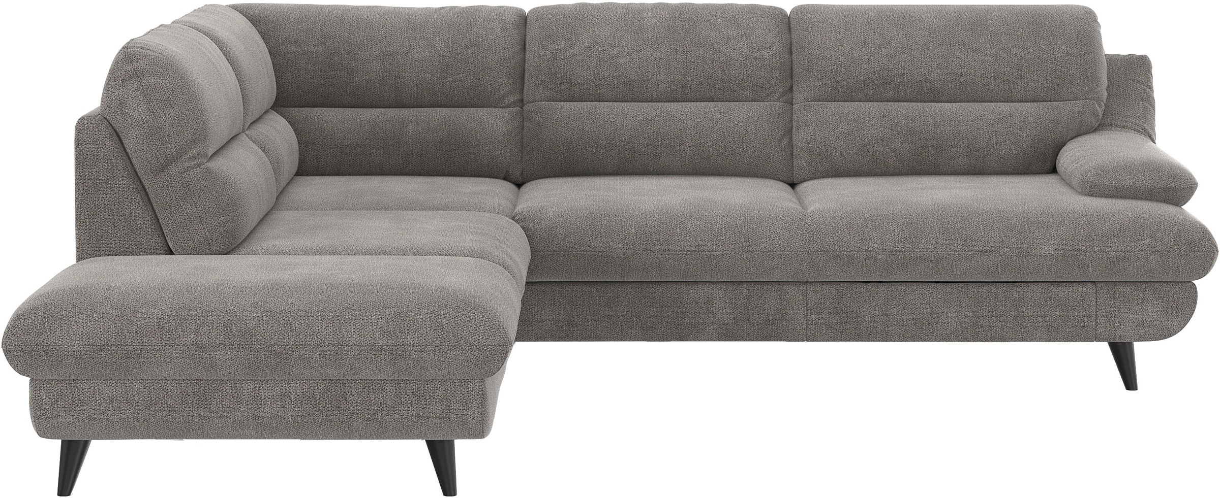 COTTA Ecksofa "Pike L-Form, B: 266 cm" optional Bettfunktion & Bettkasten günstig online kaufen