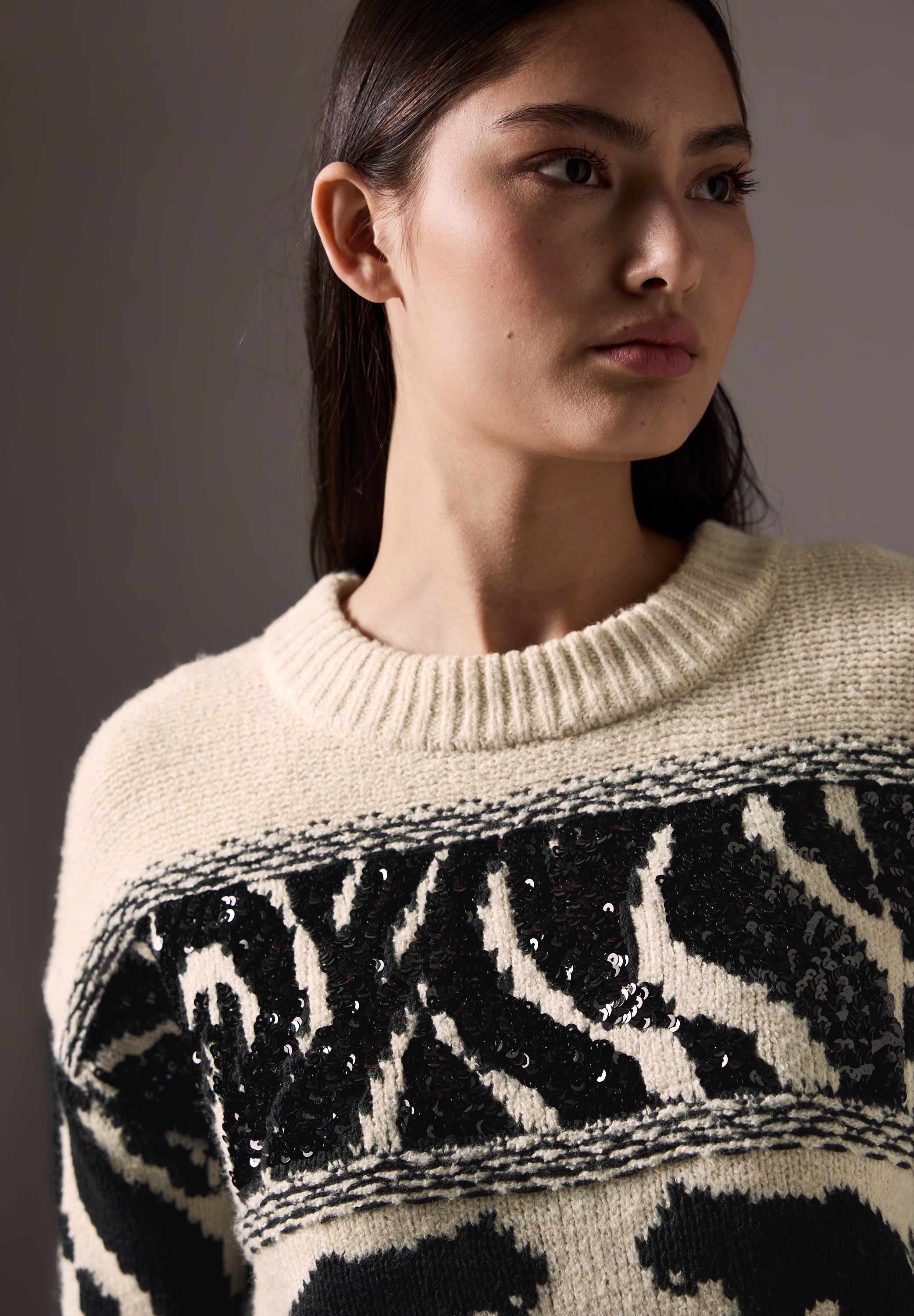 STREET ONE STUDIO Strickpullover mit Muster