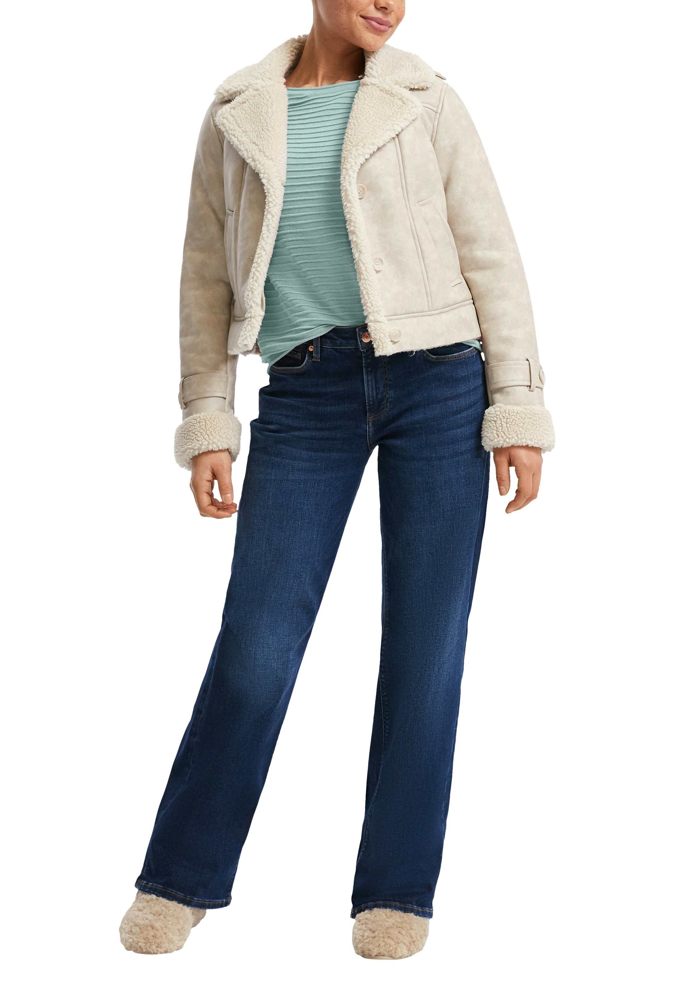 Thumbnail - QS Strickpullover mit Strukturmuster