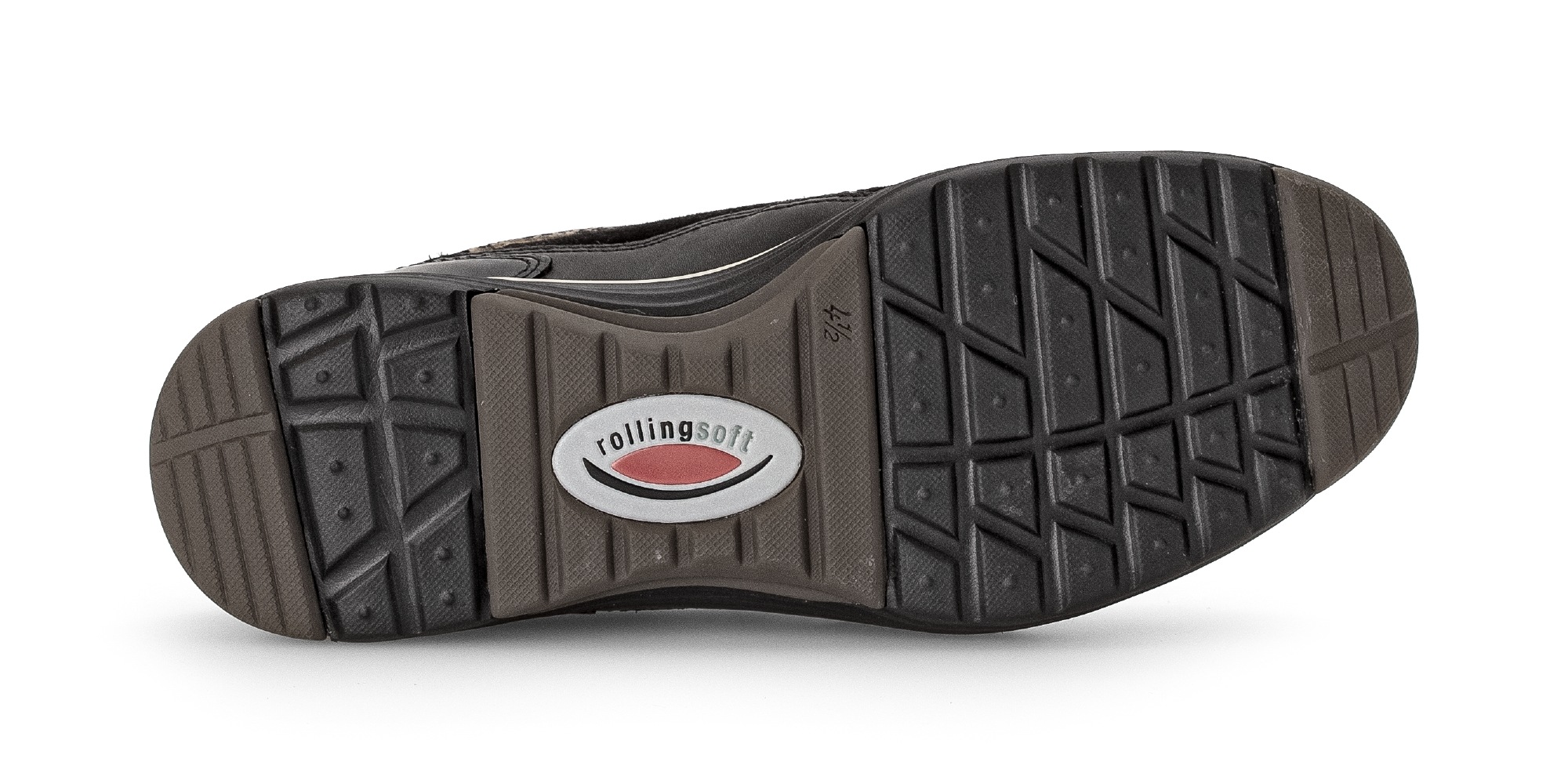 Gabor Rollingsoft Keilsneaker, Komfortschuh, Halbschuh, Schnürschuh mit Logo an der Ferse