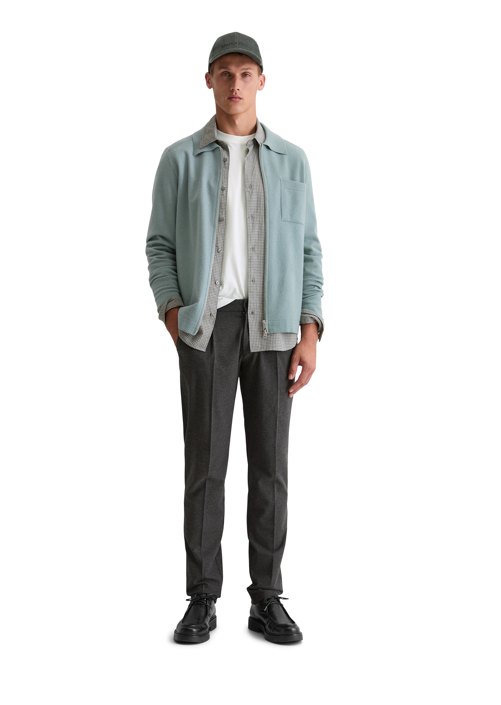 Marc O'Polo Cardigan »in kompakter Boiled Wool Optik«