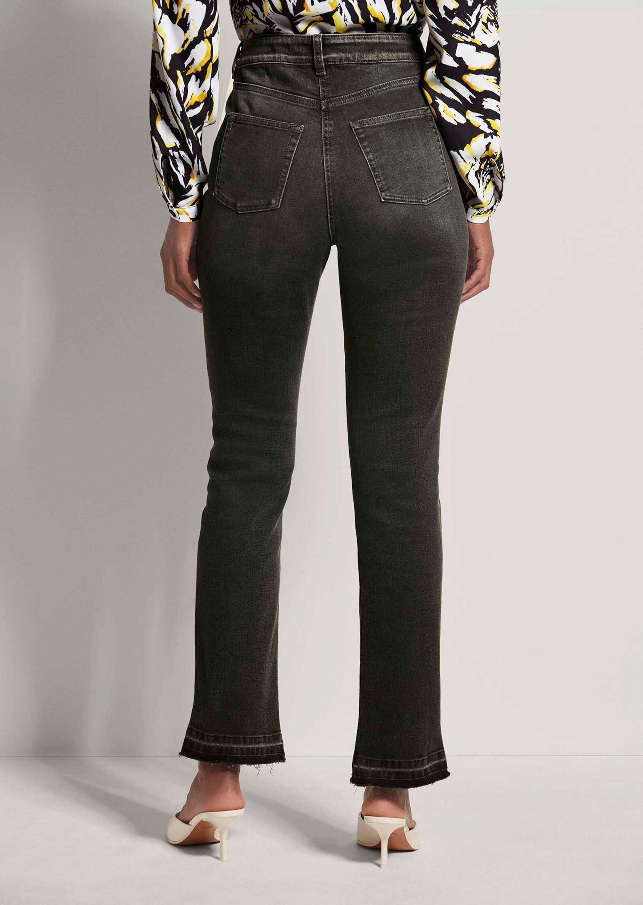 MADELEINE Regular-fit-Jeans »Jeans 5-Pocket-Jeans mit schrägen Saumkanten«