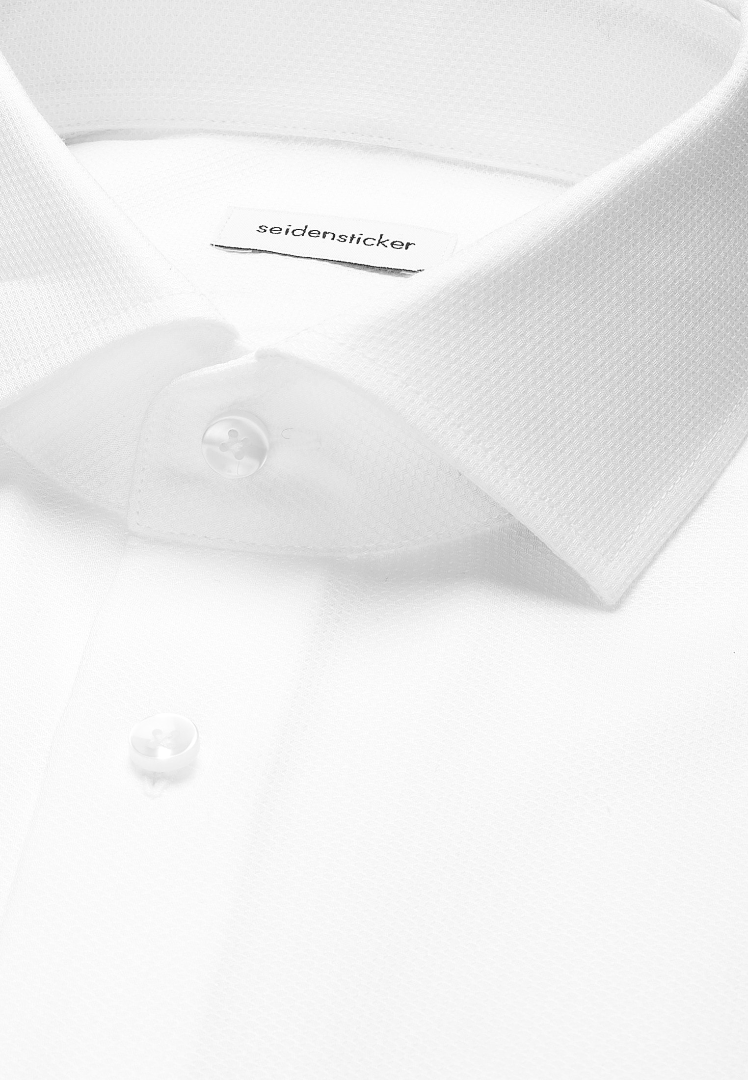 seidensticker Businesshemd »Schwarze Rose« Shaped 1/2 Kentkragen Struktur