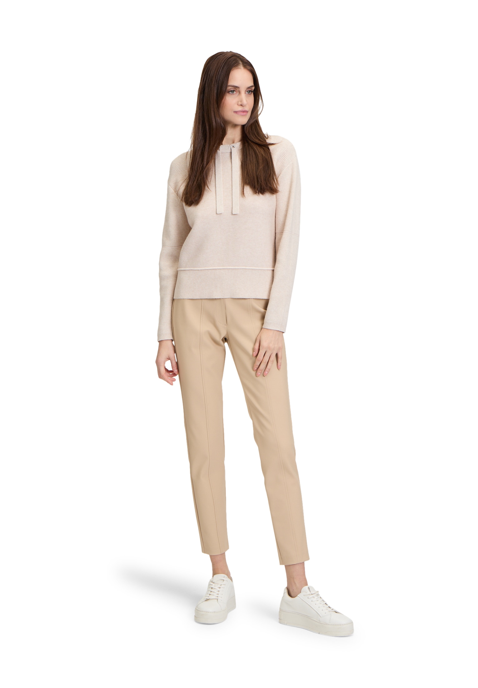 Betty Barclay Strickpullover »Betty Barclay Damen Strickpullover mit Rippenstruktur«, (1 tlg.), Bindeband