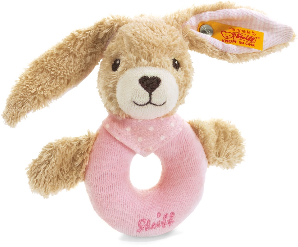 Steiff Greifling »Hoppel Hase rosa«, (1 tlg.)